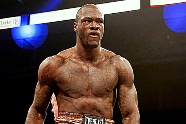 The power-packed Deontay Wilder