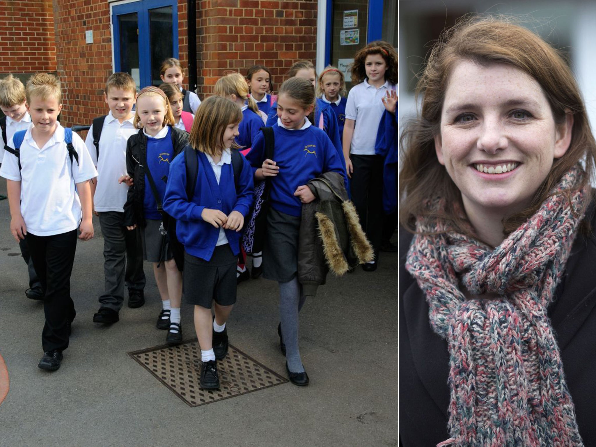 Labour’s Alison McGovern, right, says politics has to catch up with the views of fathers with school-age children