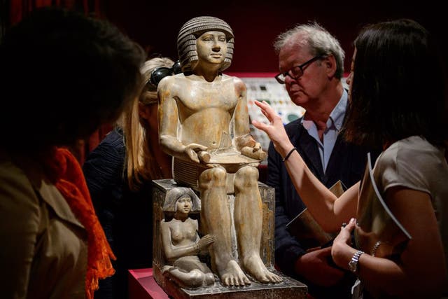 The Northampton Sekhemka was sold at Christie’s in July 2014 to an anonymous buyer for £15.8m