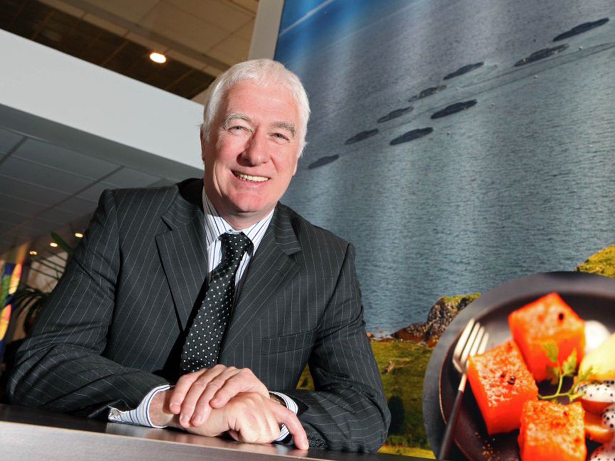 Scott Landsburgh, the chief executive of the Scottish Salmon Producers’ Organisation