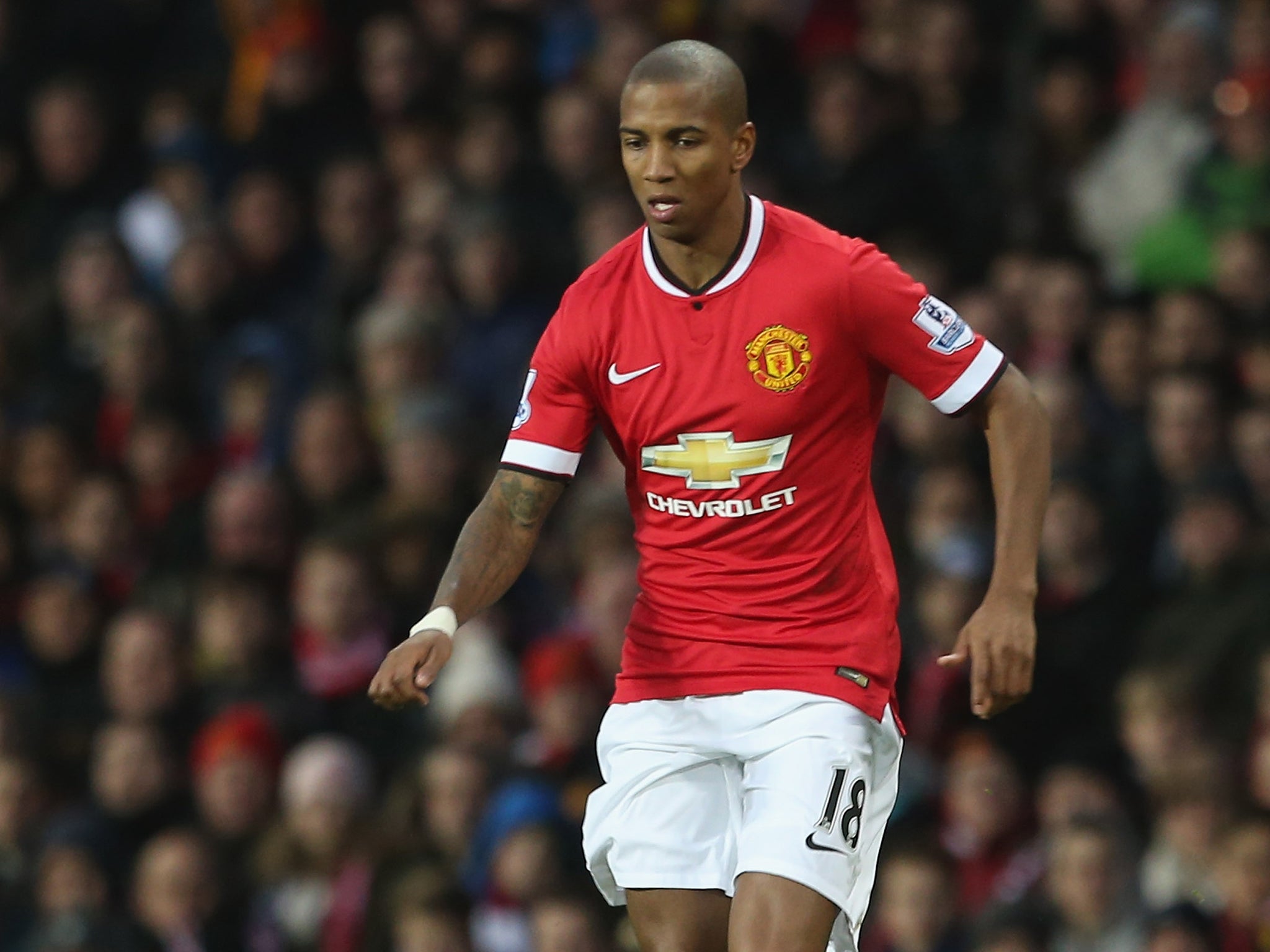 In-form Ashley Young is looking forward to facing Liverpool on Sunday