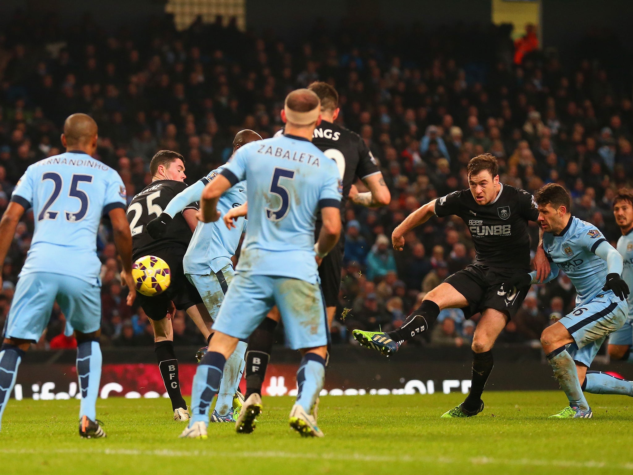 Ashley Barnes stunned City with a brilliant equaliser