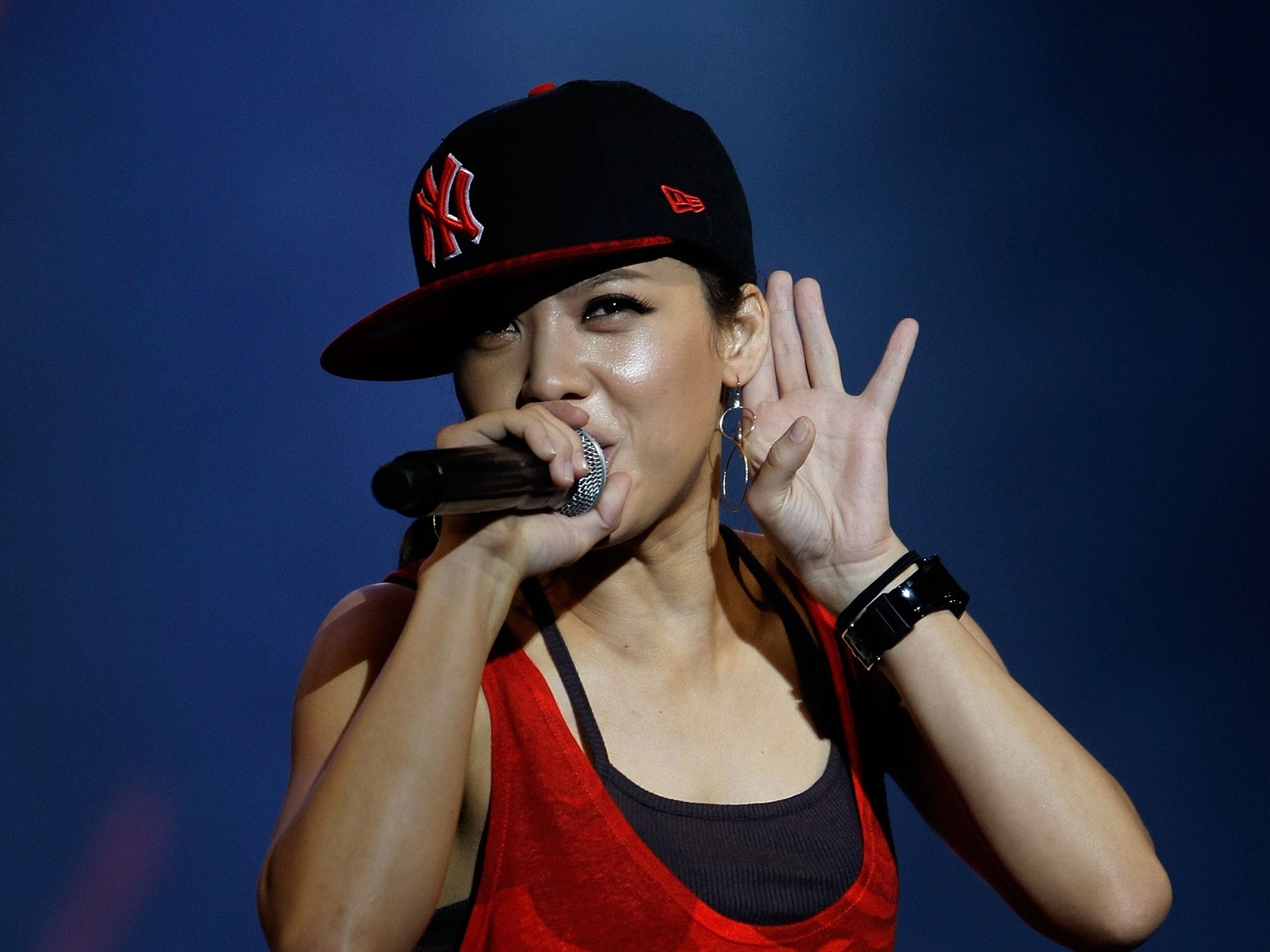 Rapper Yoon Mi-Rae whose song with Tiger JK was featured in 'The Interview'