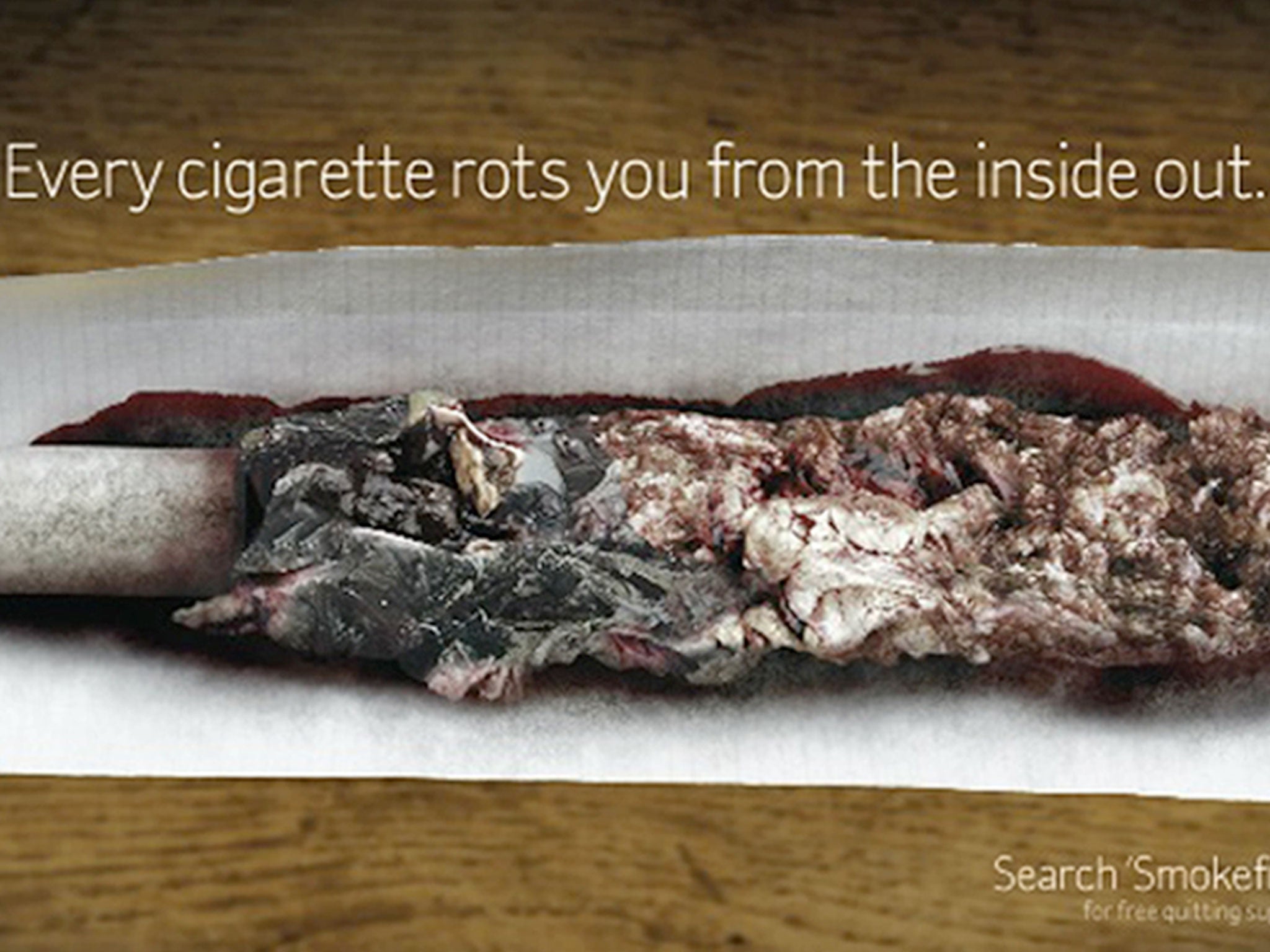 Public Health England’s (PHE) New Year campaign warns smokers that every cigarette “rots you from the inside out” – highlighting the damage that smoking does to muscles, bones, teeth and eyes