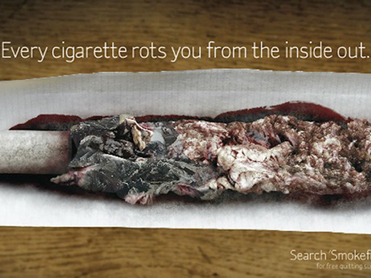 Anti-smoking adverts accused of 'scaremongering' | The Independent