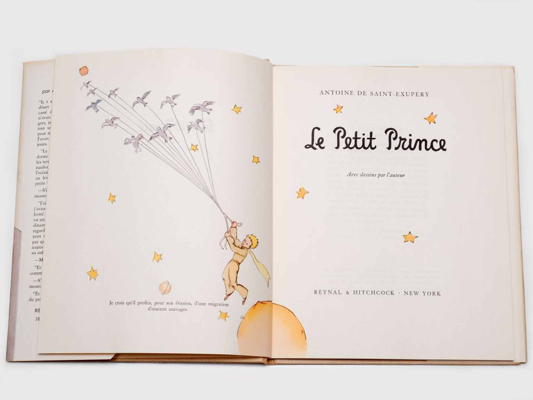 A scene from the new animated film of 'The Little Prince'