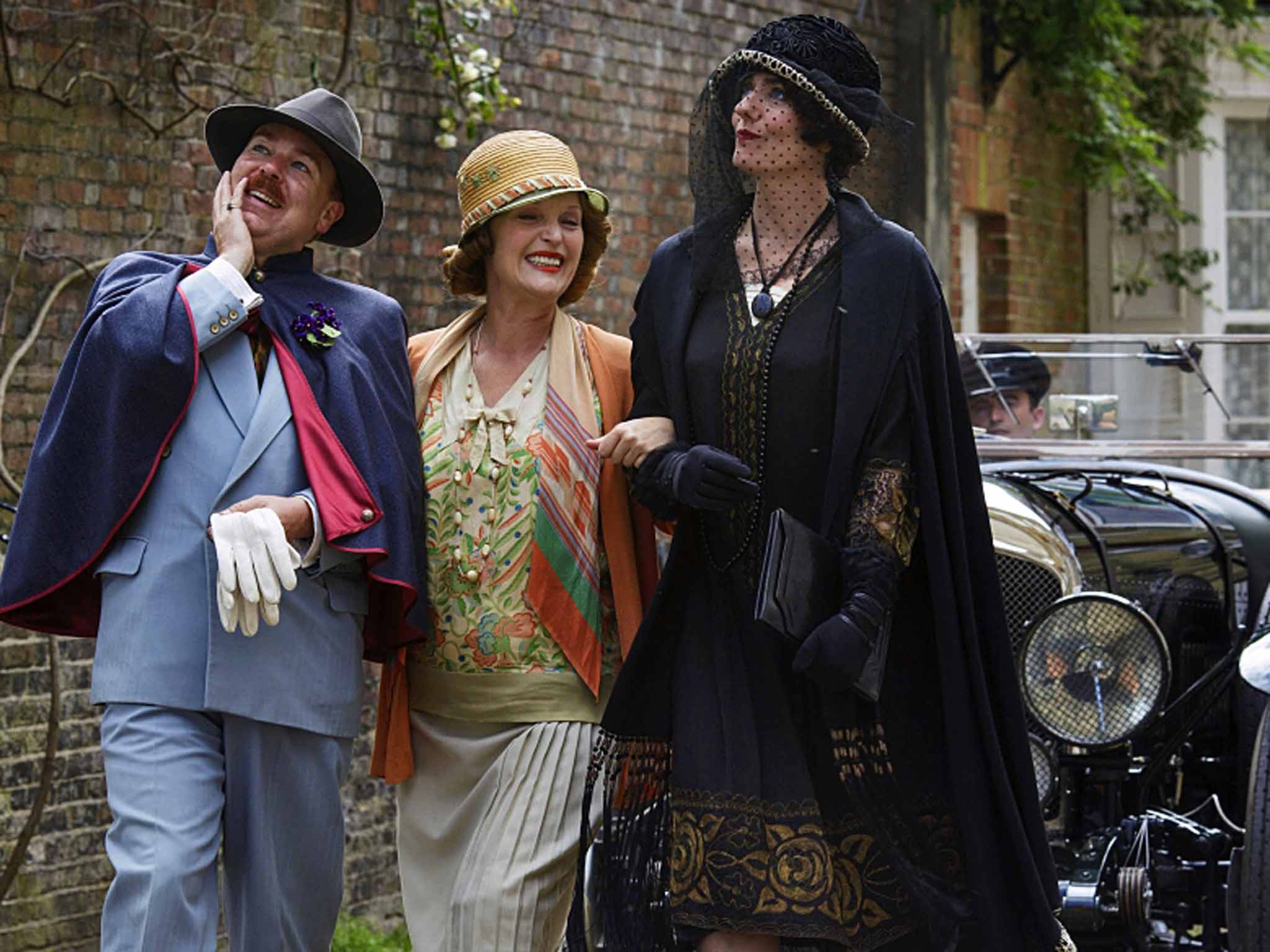Top hats: Steve Pemberton, Miranda Richardson and Anna Chancellor in 'Mapp and Lucia'