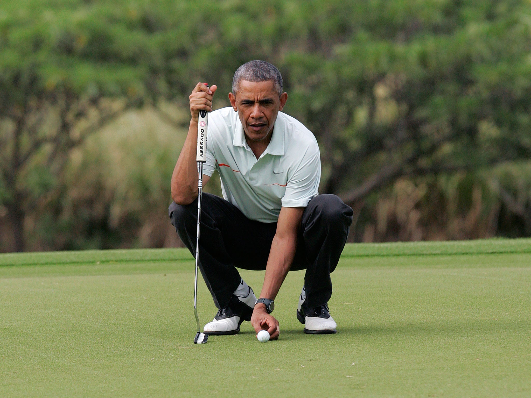 Barack Obama is a keen golfer