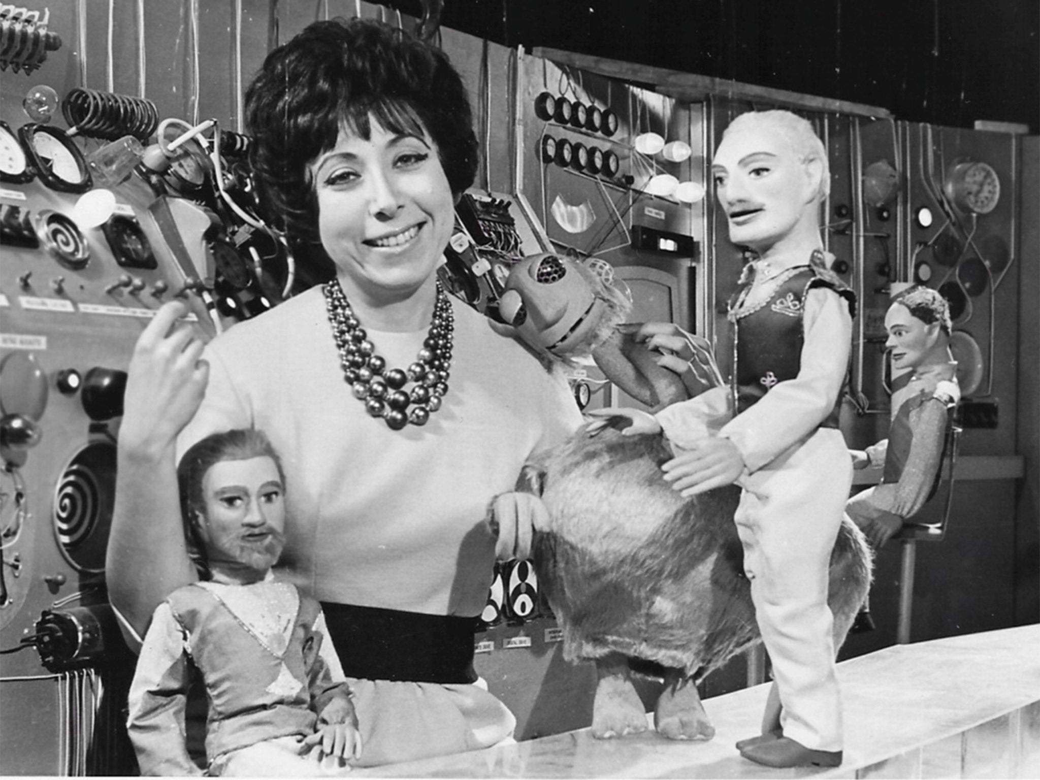 Landmark series: Leigh with characters from ‘Space Patrol’ (1963-64)