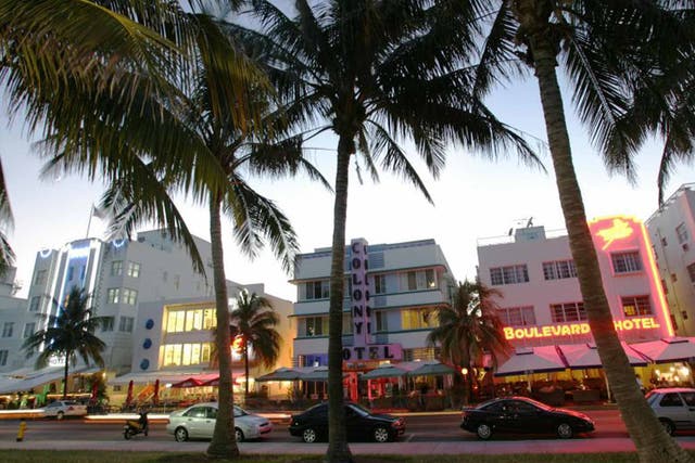 Deco delight: classic hotels line Miami's Ocean Drive 