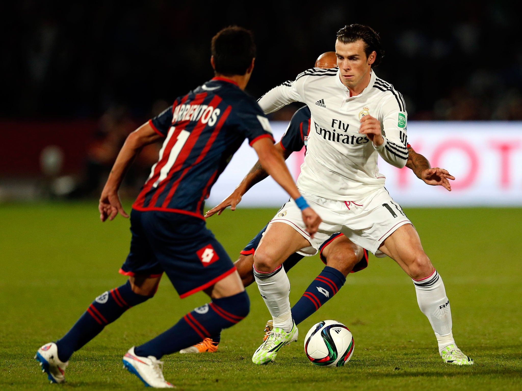 Gareth Bale (right) says he does not want to leave Real Madrid