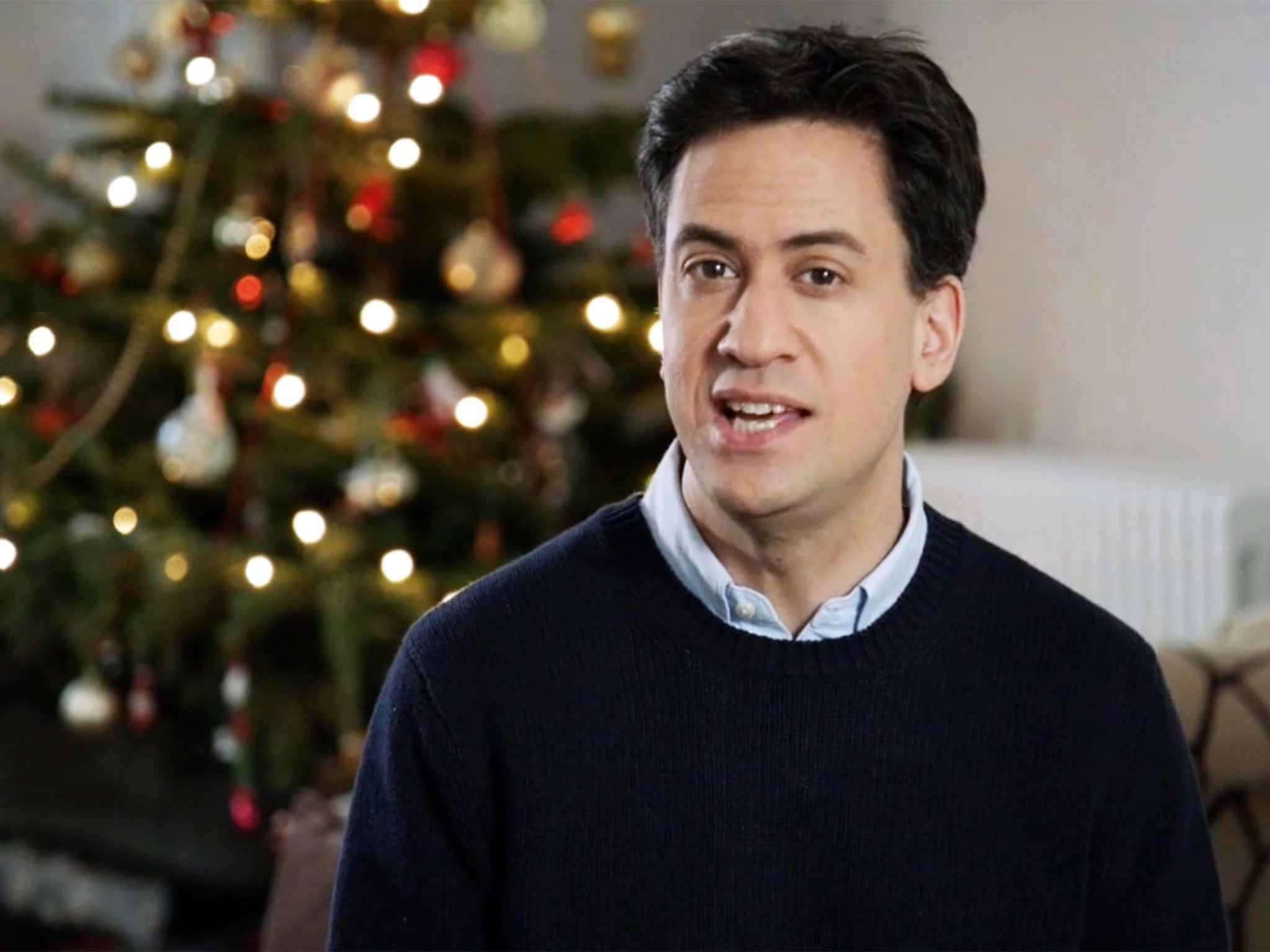 Ed Miliband gives his New Year message promising to focus on the economy