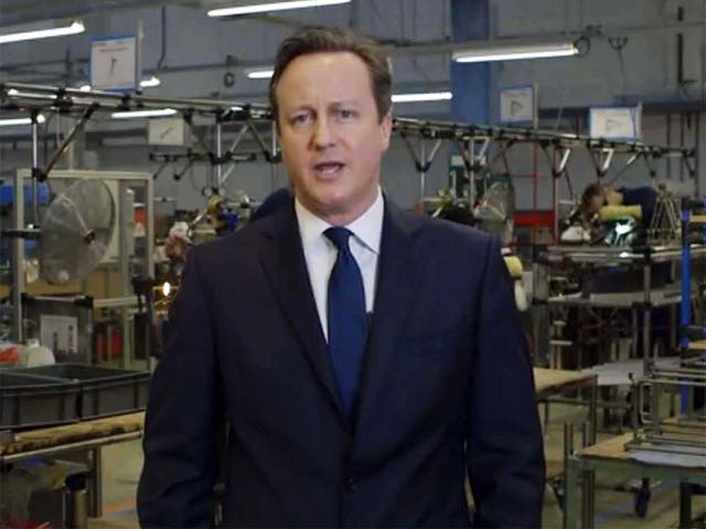 David Cameron delivers his New Year message