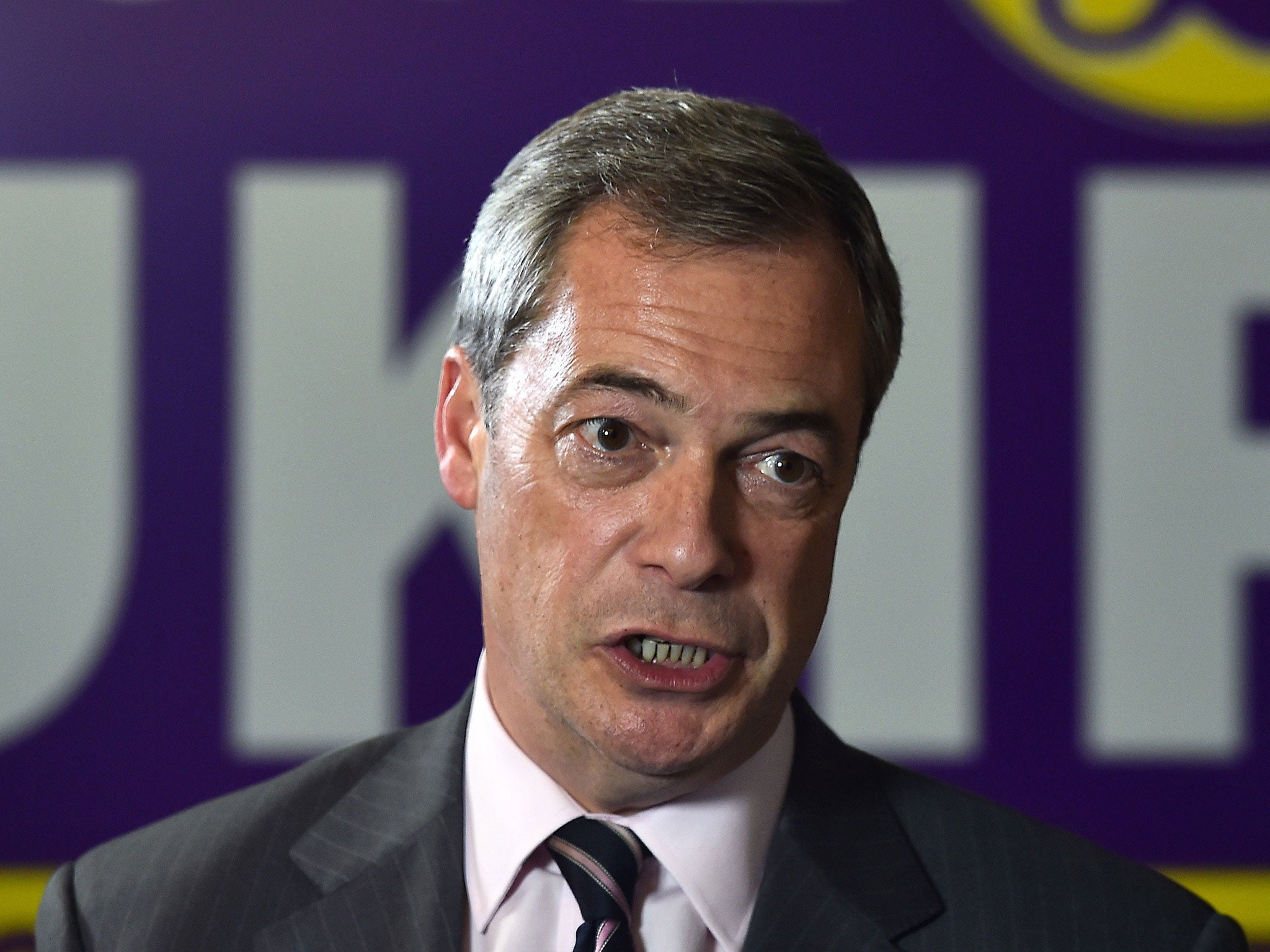 Ukip leader Nigel Farage pictured in November