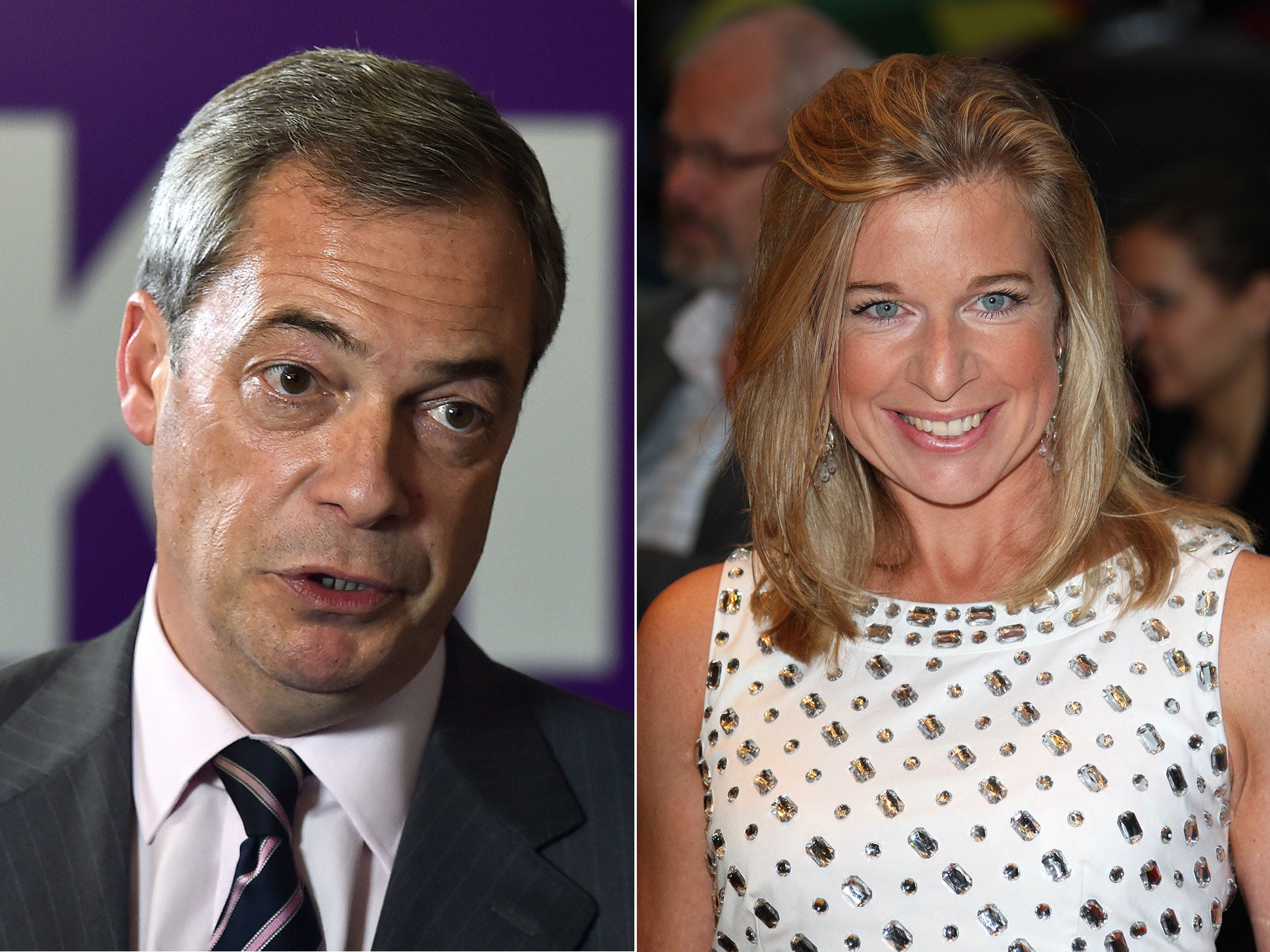 Nigel Farage and Katie Hopkins
