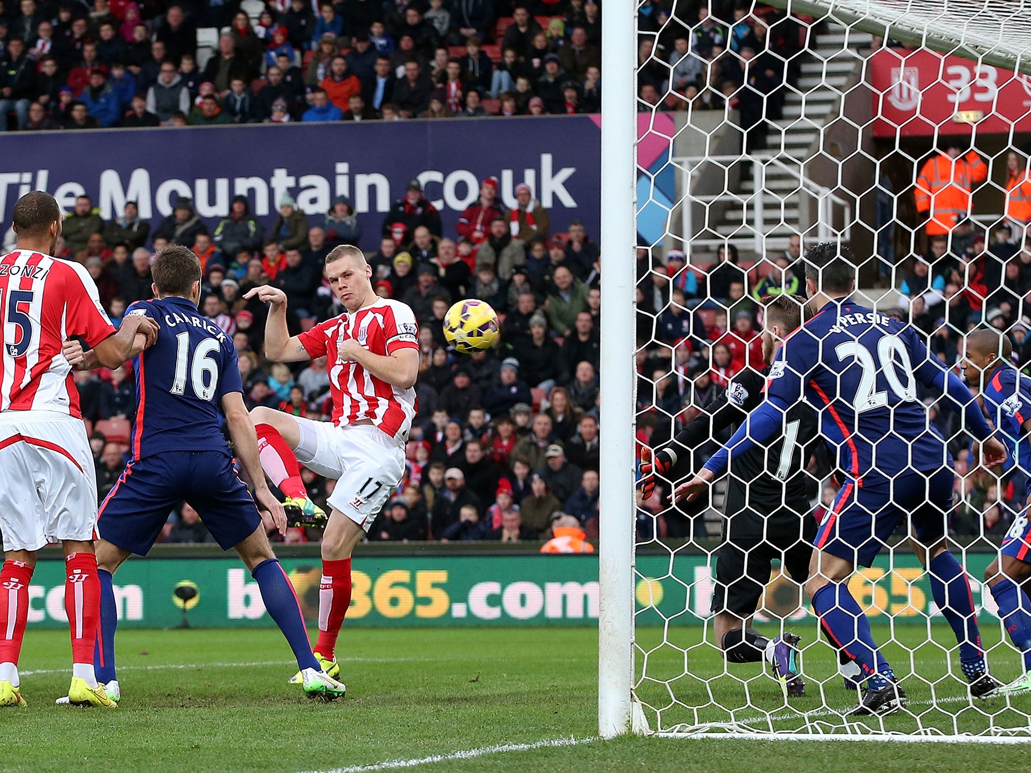 Shawcross puts Stoke in the lead
