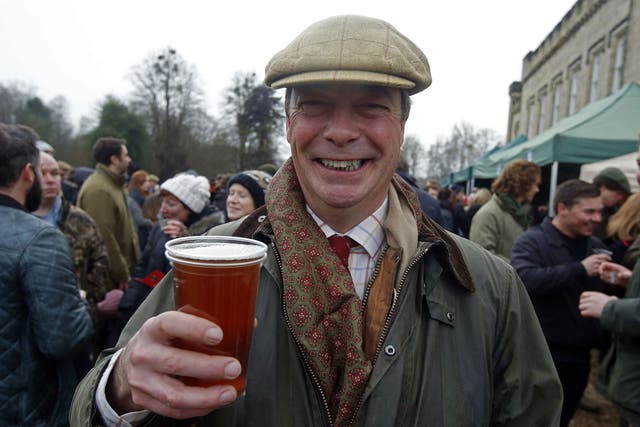 Ukip leader Nigel Farage 