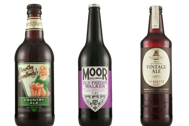Three to try: Sip Wye Valley Dorothy Goodbody Country Ale; Moor Old Freddy Walker; Fuller's Vintage 2014