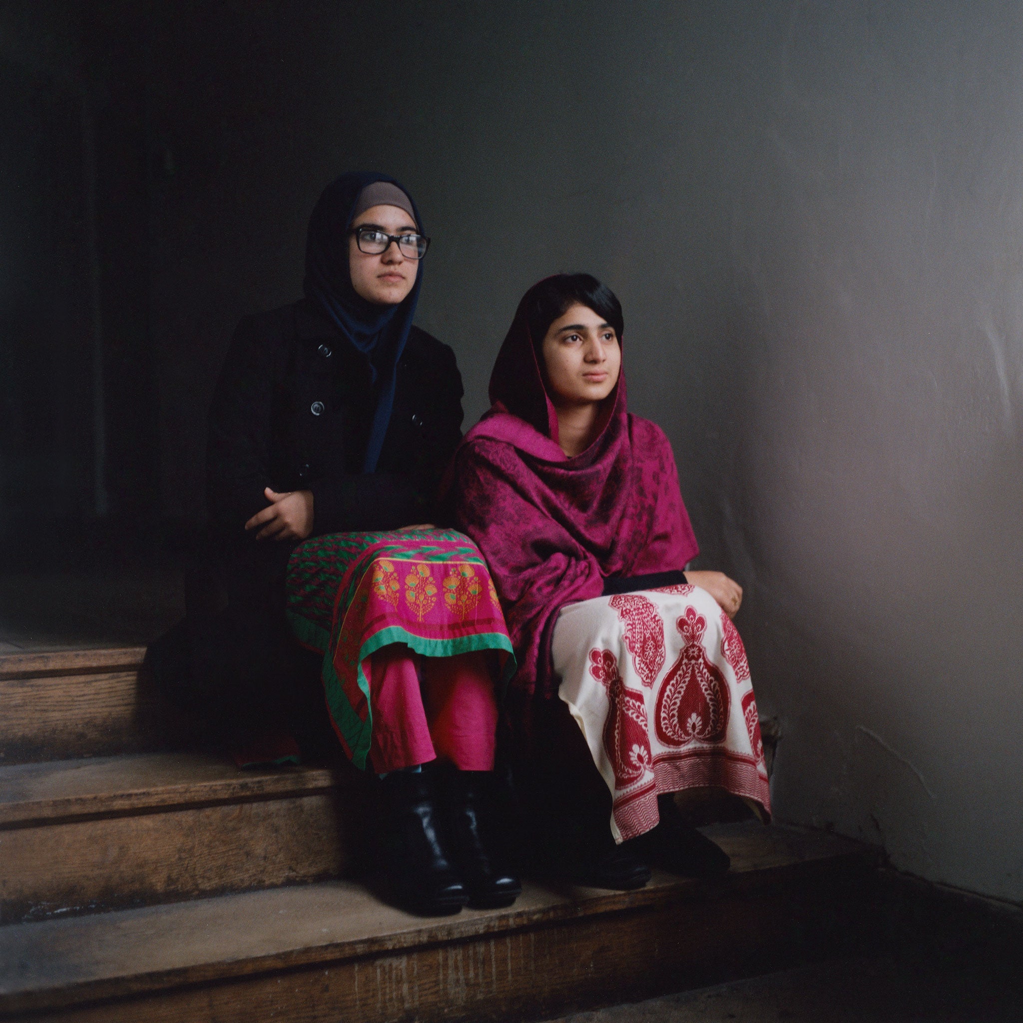 Kainat and Shazia at Atlantic College, Wales