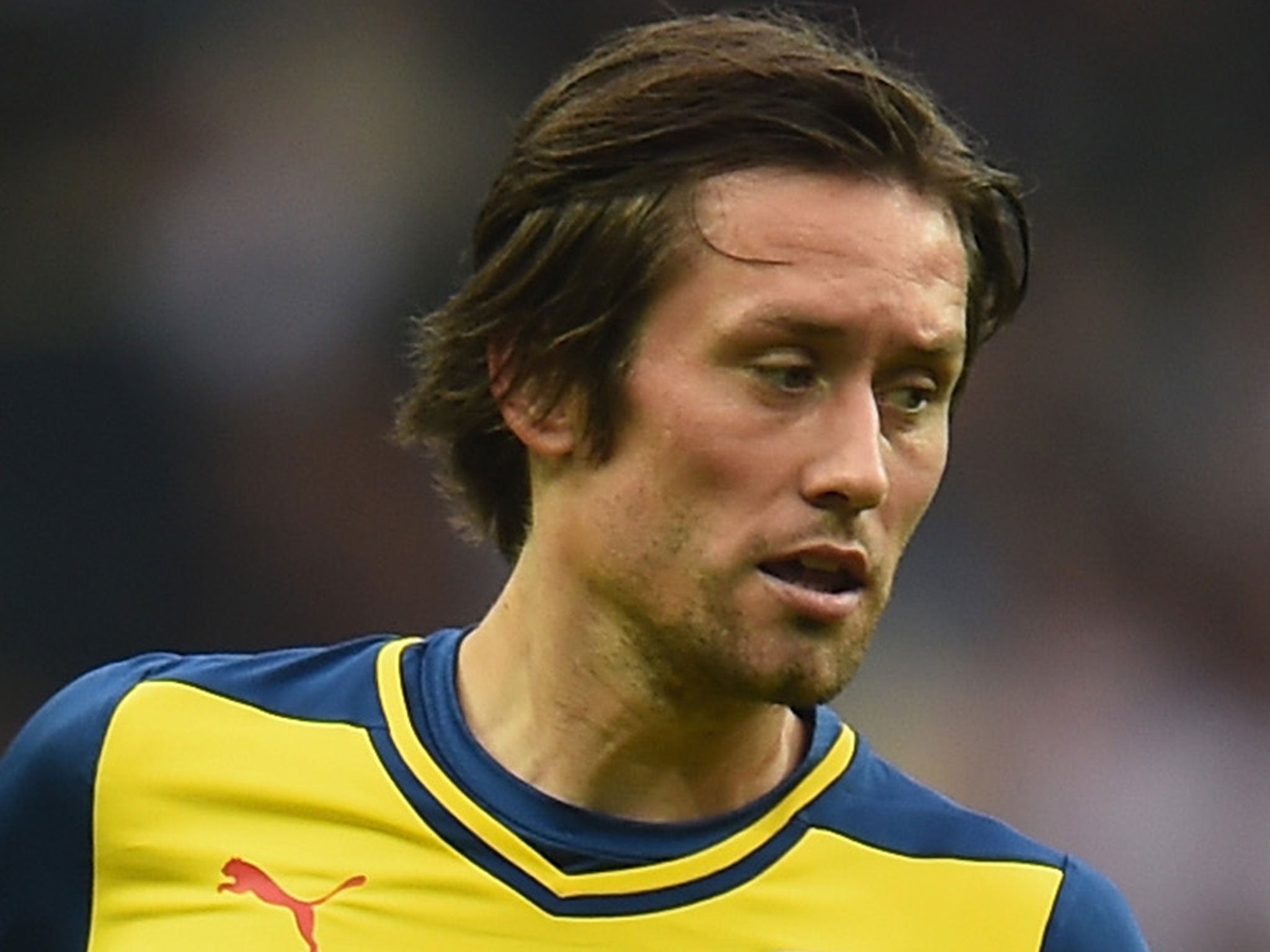 Tomas Rosicky in action for Arsenal