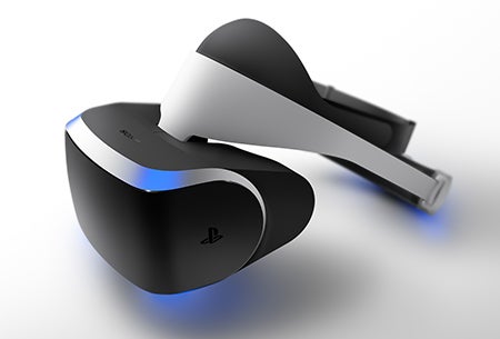 An earlier version of the Project Morpheus headset