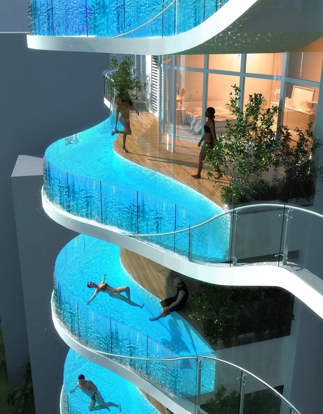The Private Pool Is The Latest Addition To The Luxury Condo The Independent
