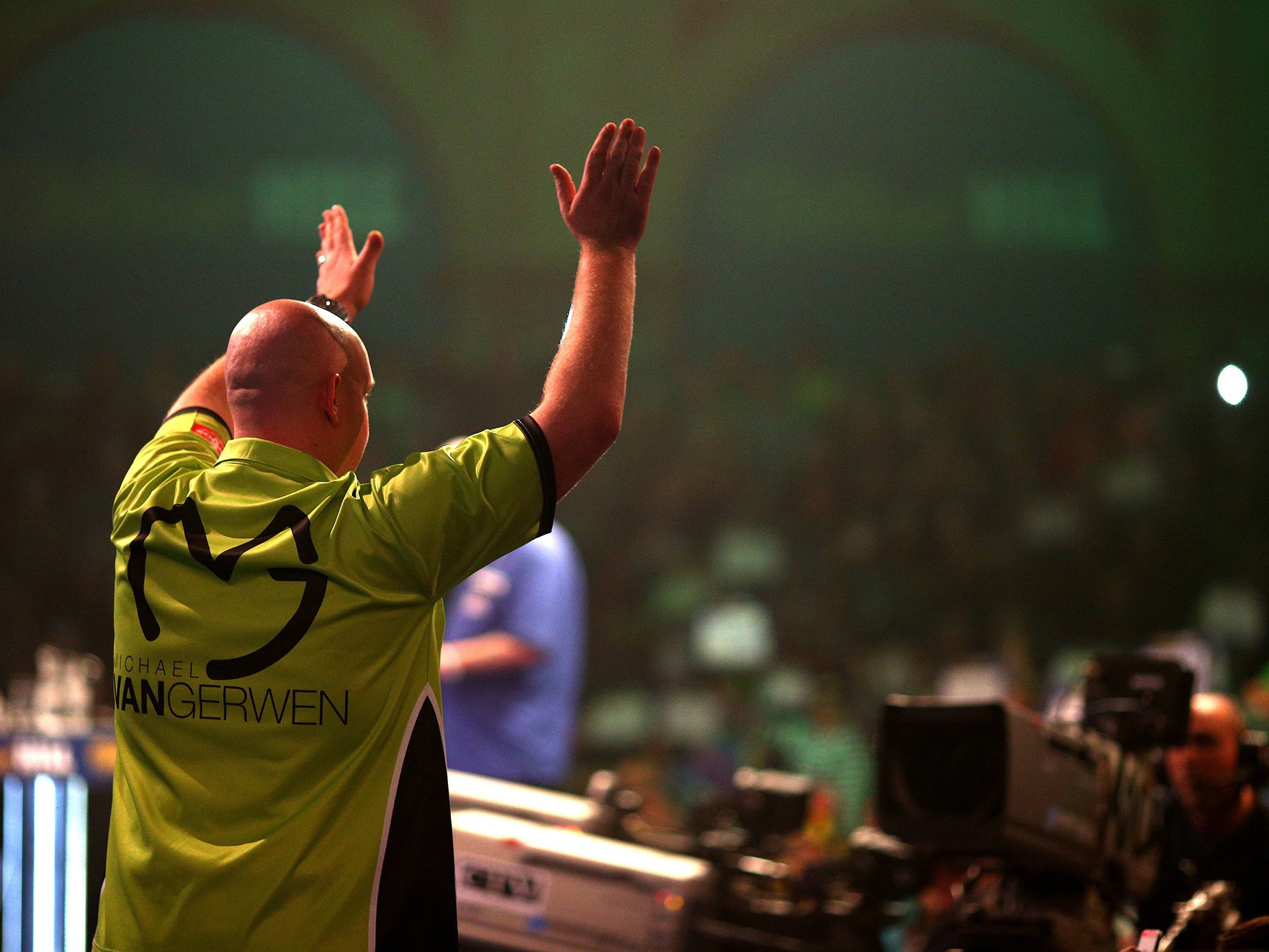 Michael van Gerwen at Alexandra Palace