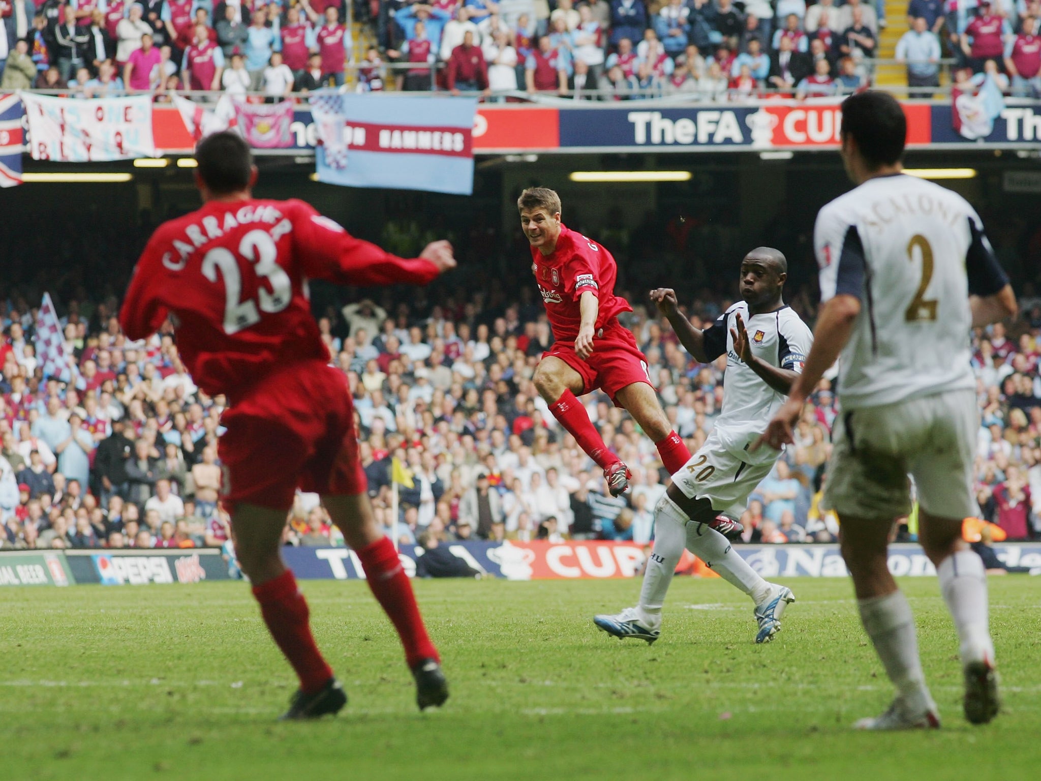 Scoring in the 2006 FA Cup final