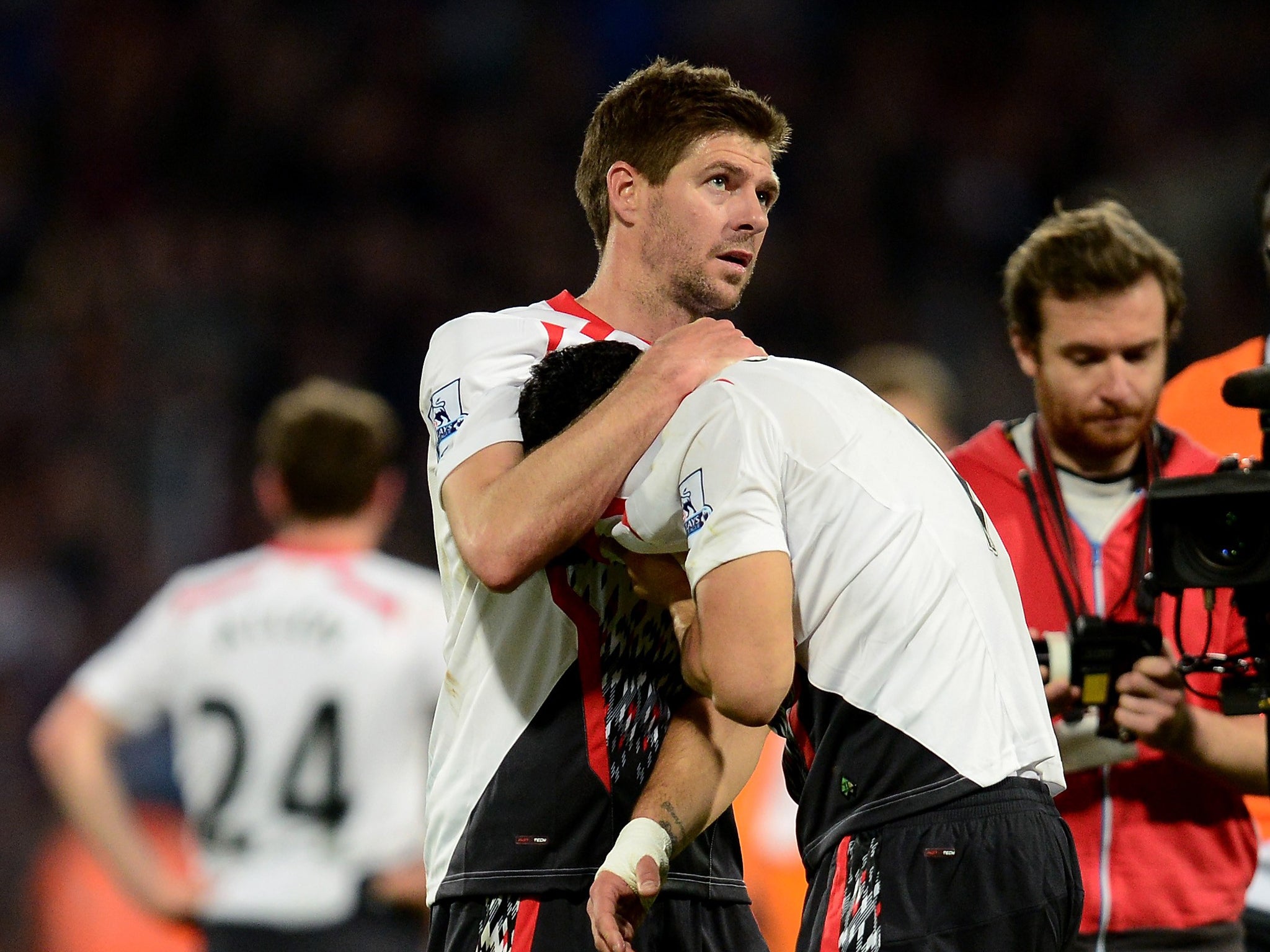 Gerrard and LIverpool suffered disappointment in the race for the Premier League last season