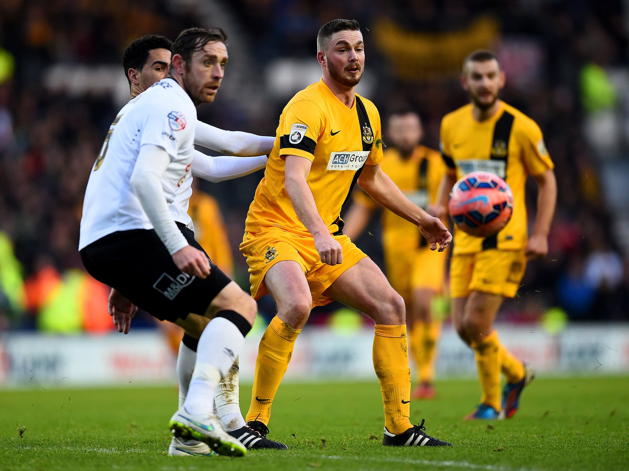 Southport striker Richard Brodie