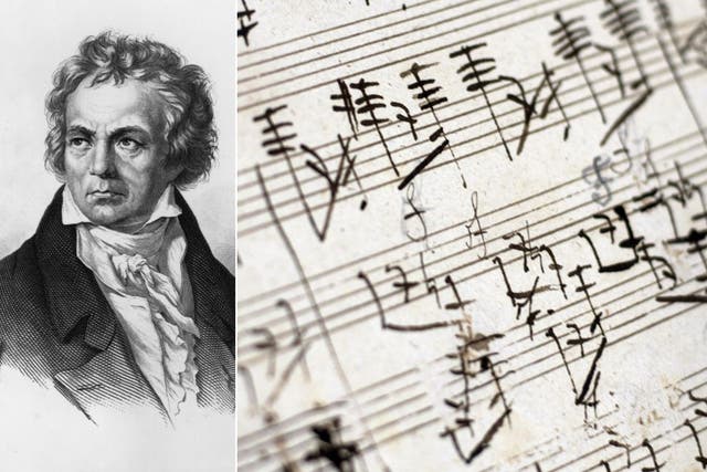 A Beethoven score can reveal sudden tempo changes (Getty/AFP)
