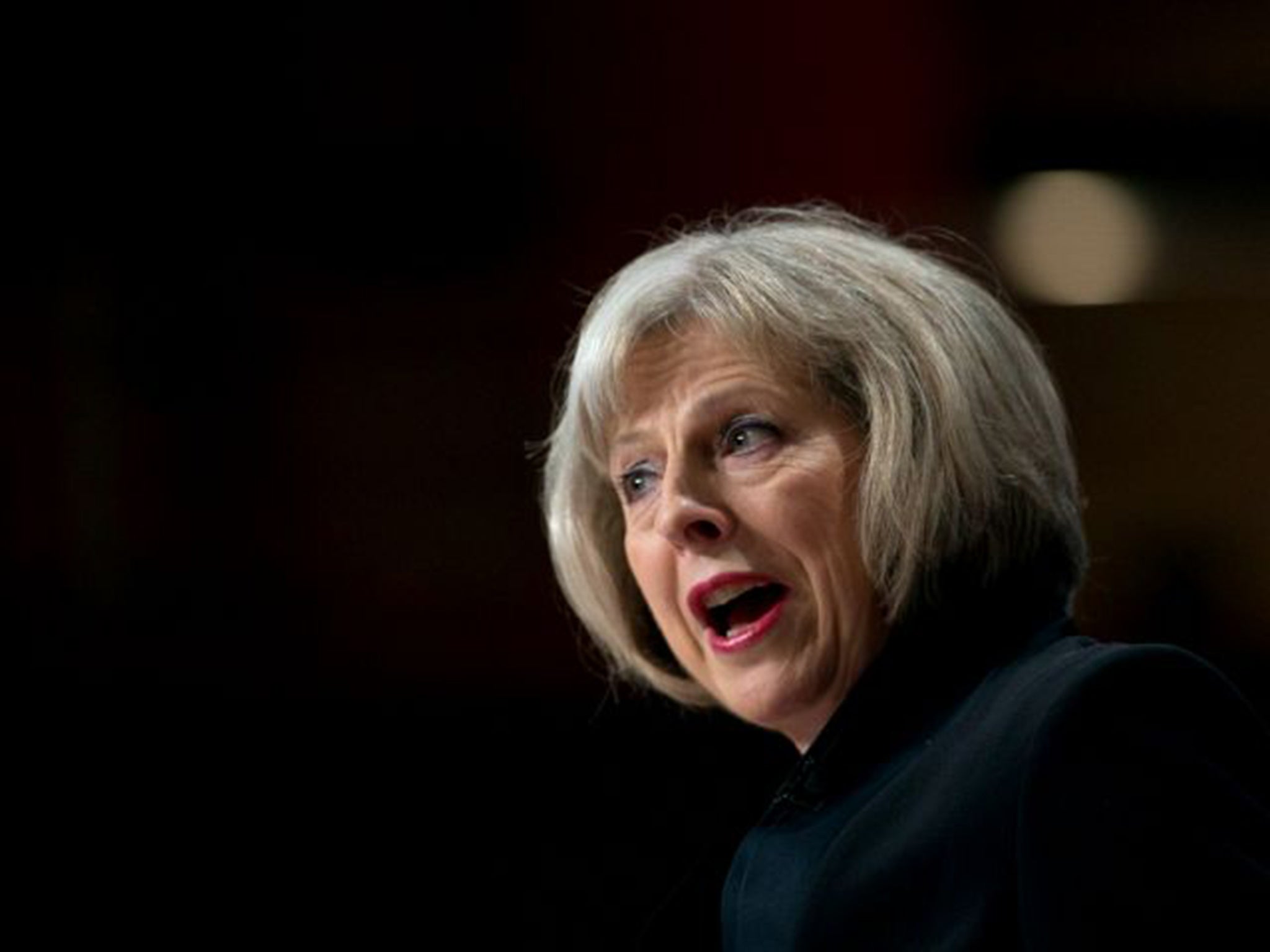 Theresa May: ‘It is right that I, not the courts, impose an order of this kind’ (Getty)