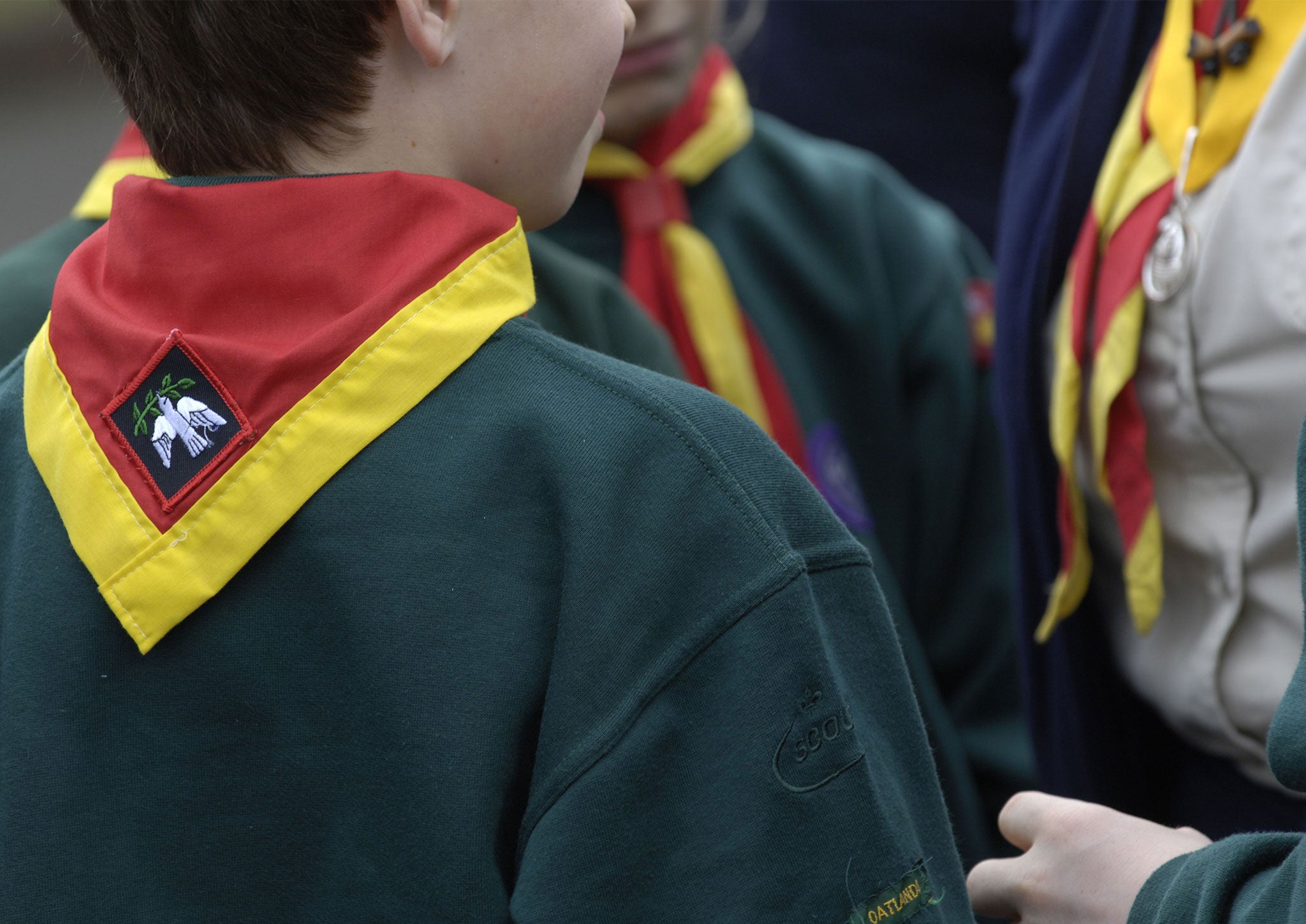 Cubs, scouts and air scouts take part in St Georges Day memorial service
