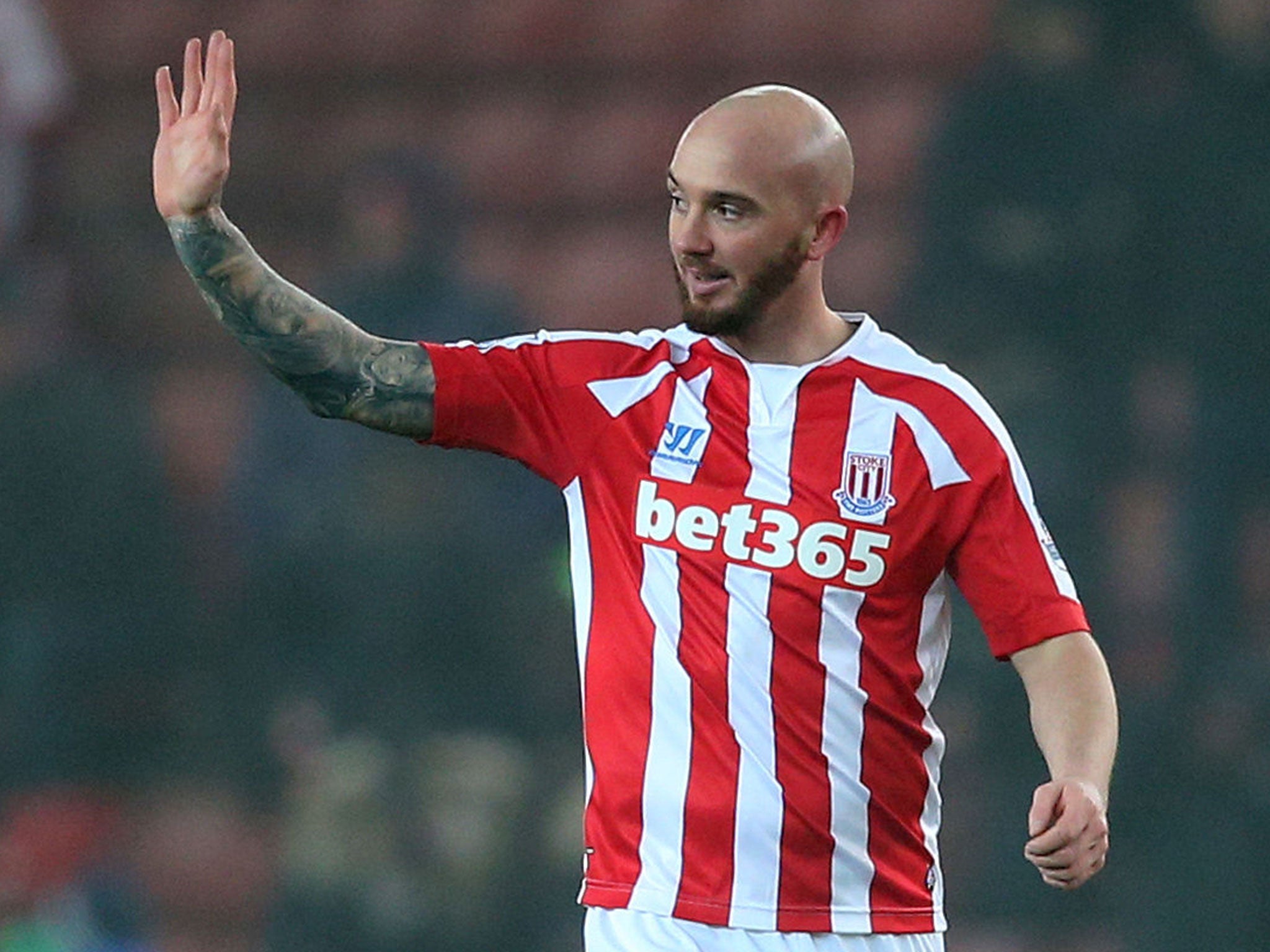 Stephen Ireland celebrates the first of his double