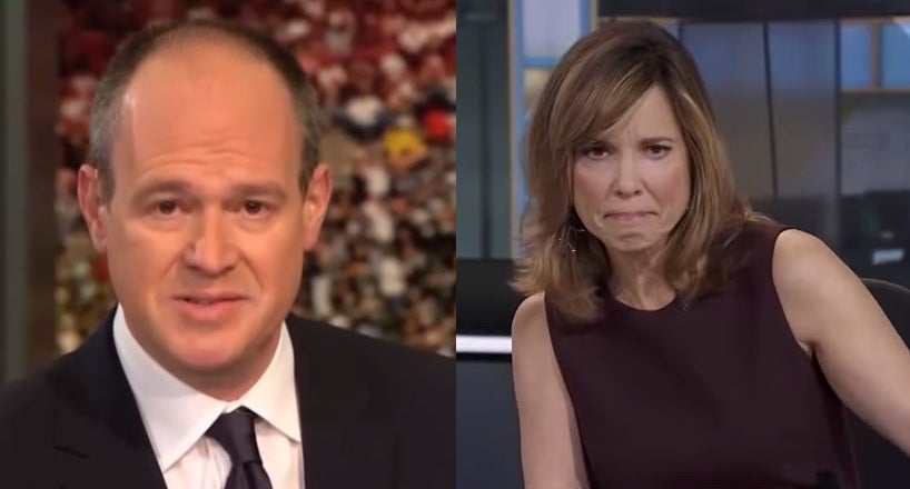 ESPN's Rich Eisen and Hannah Storm paying tribute to Scott