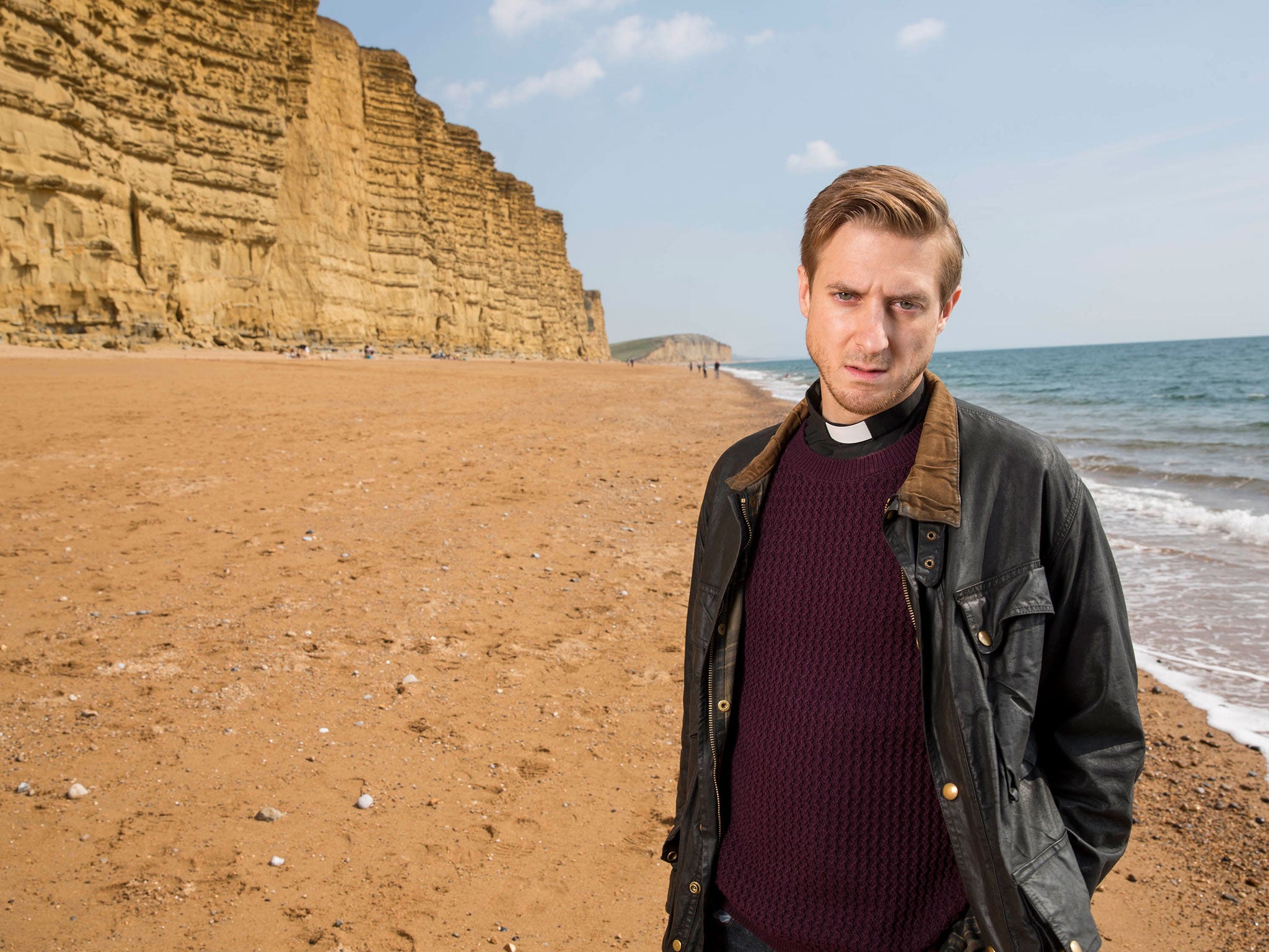 Arthur Darvill as Reverend Paul Coates in Broadchurch series two