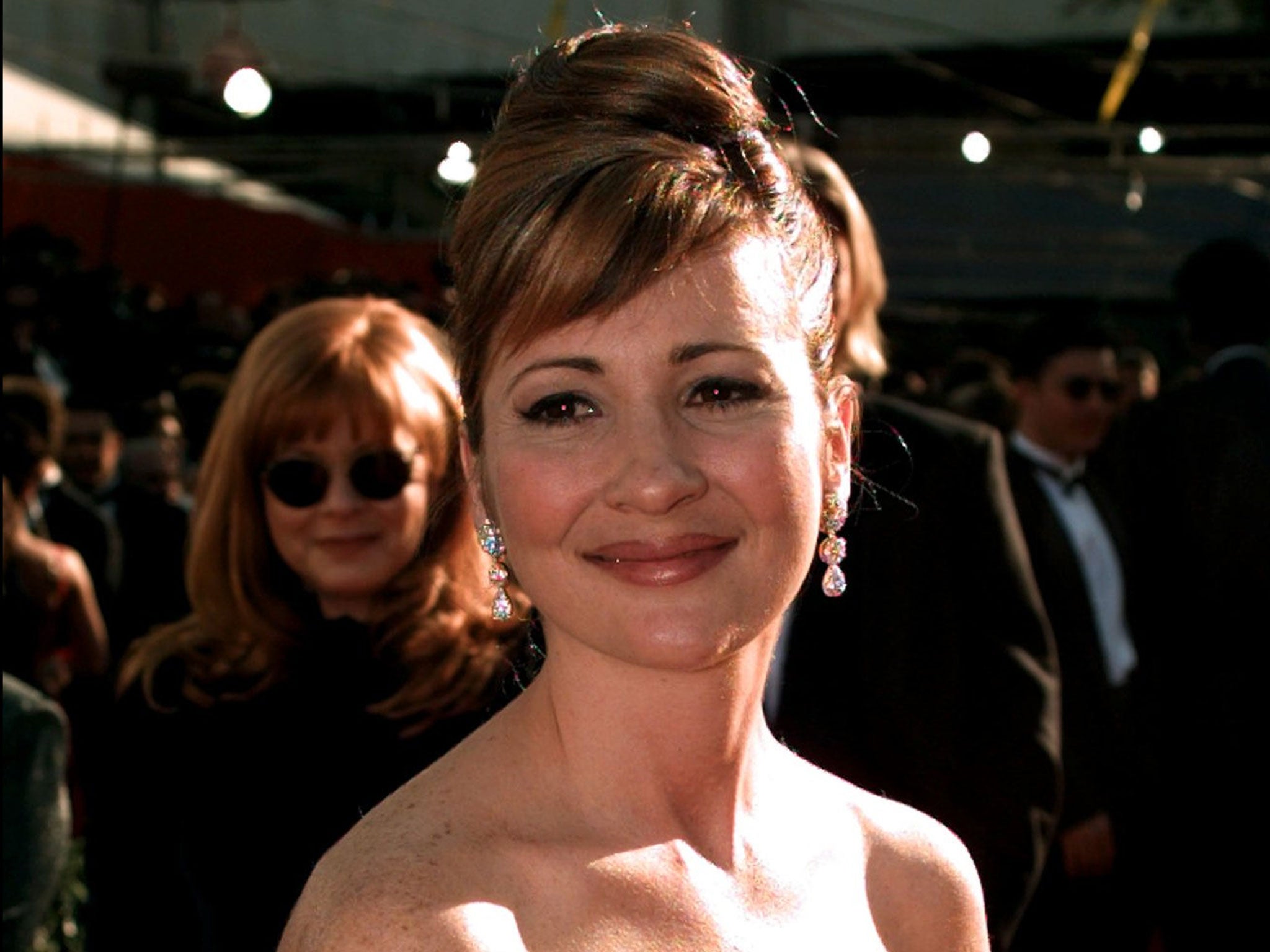 Christine Cavanaugh arrives for the 68th Academy Awards at the Music Center in Los Angeles in 1996