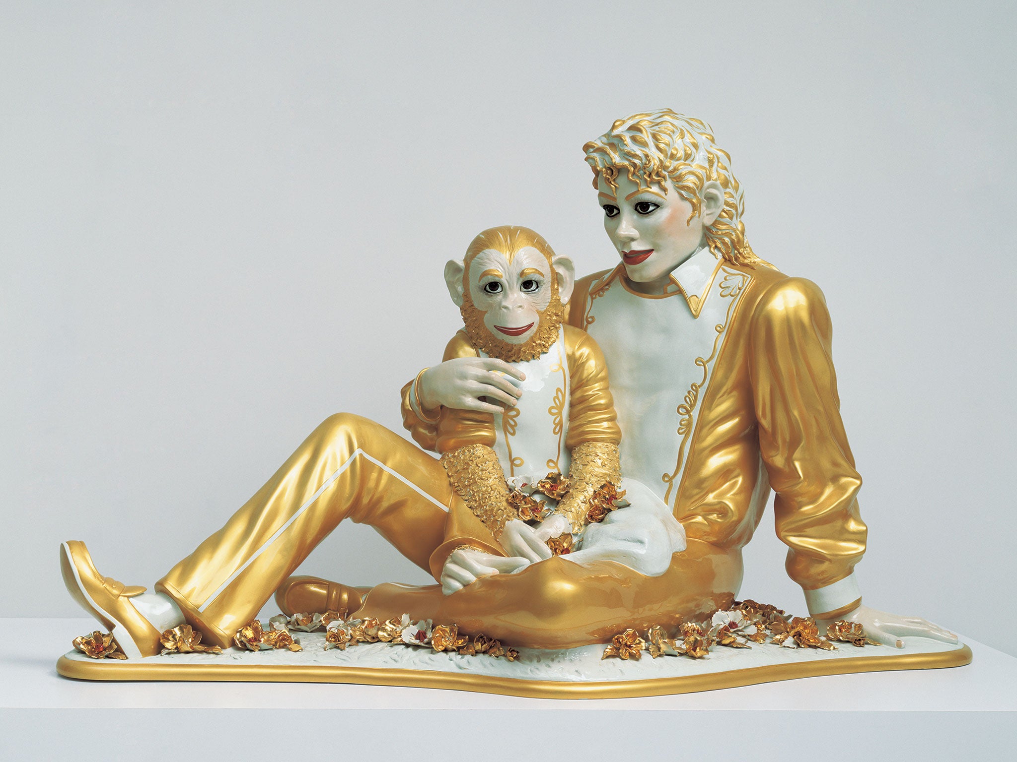 ‘Michael Jackson and Bubbles’ by Jeff Koons (1988)