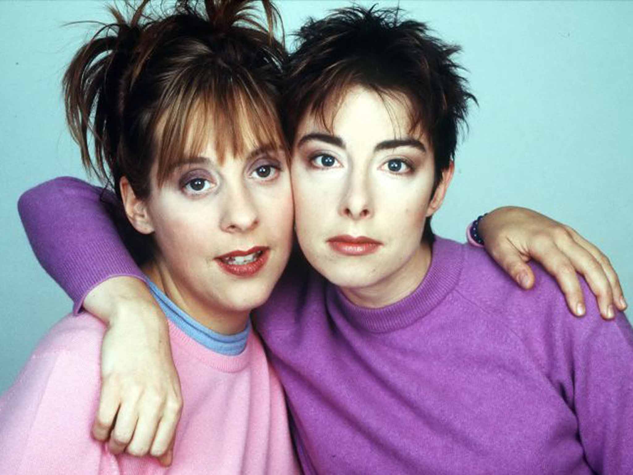 Mel Giedroyc and Sue Perkins in their 'Light Lunch' days