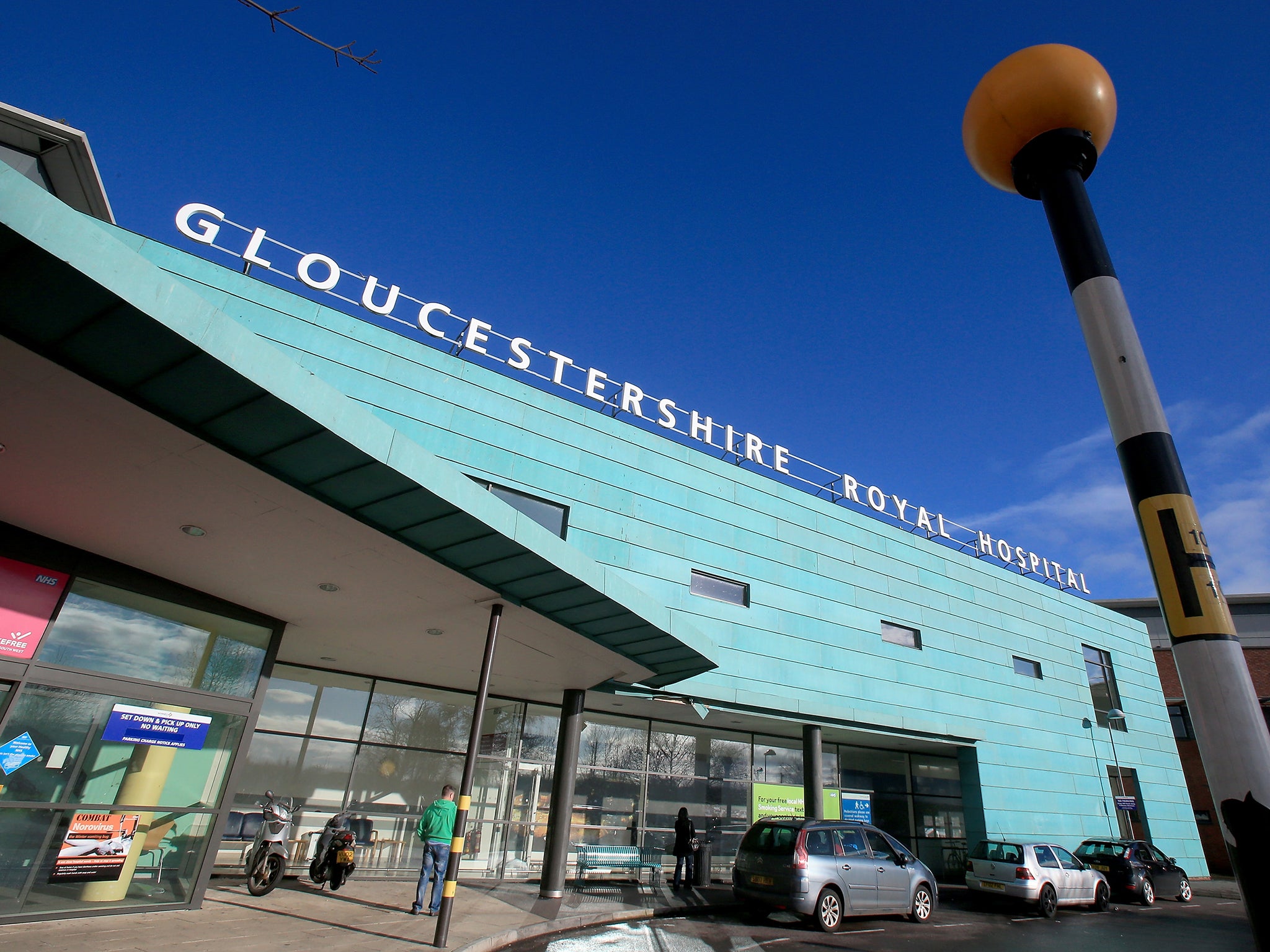 The Royal is one of two Gloucestershire hospitals to have declared a major incident (Getty)