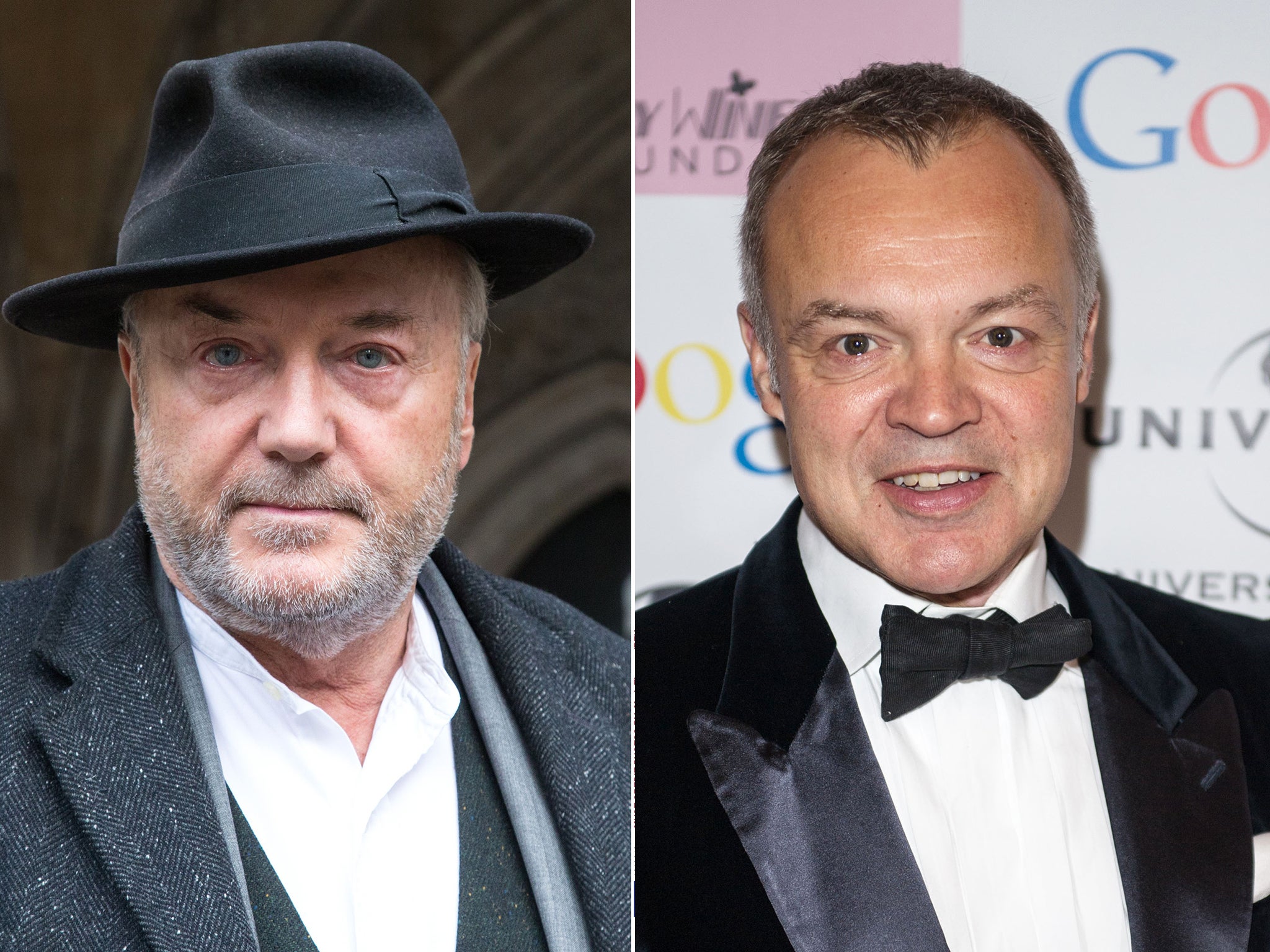 The BBC presenter and comic, Graham Norton, lives close to George Galloway’s old constituency of Bow and Poplar (Rex)