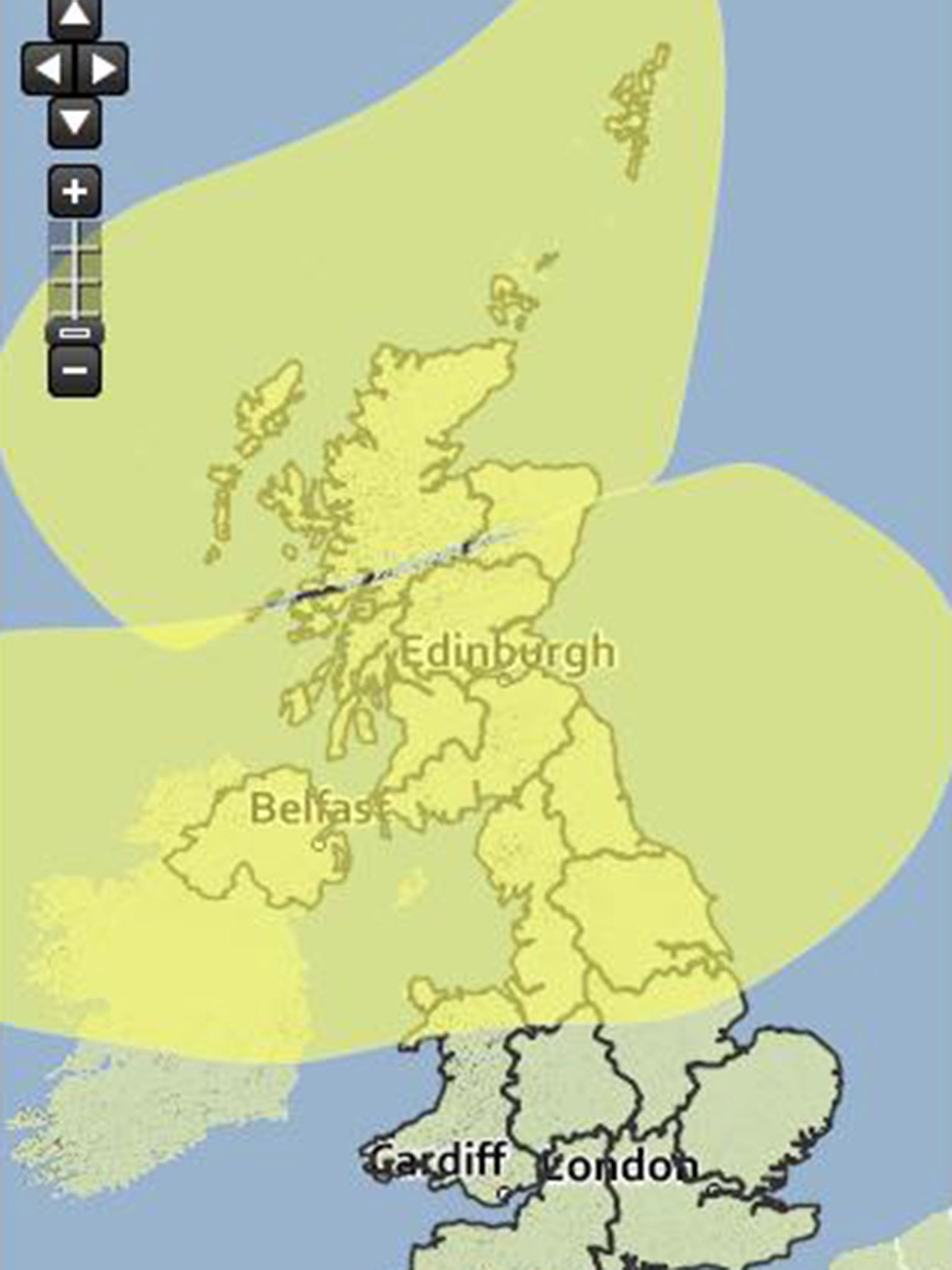 Weather warnings issued by the Met Office for Saturday