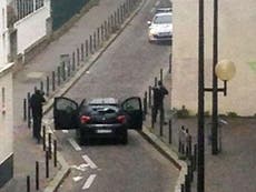 Video: Gunmen fire at police at Charlie Hebdo HQ