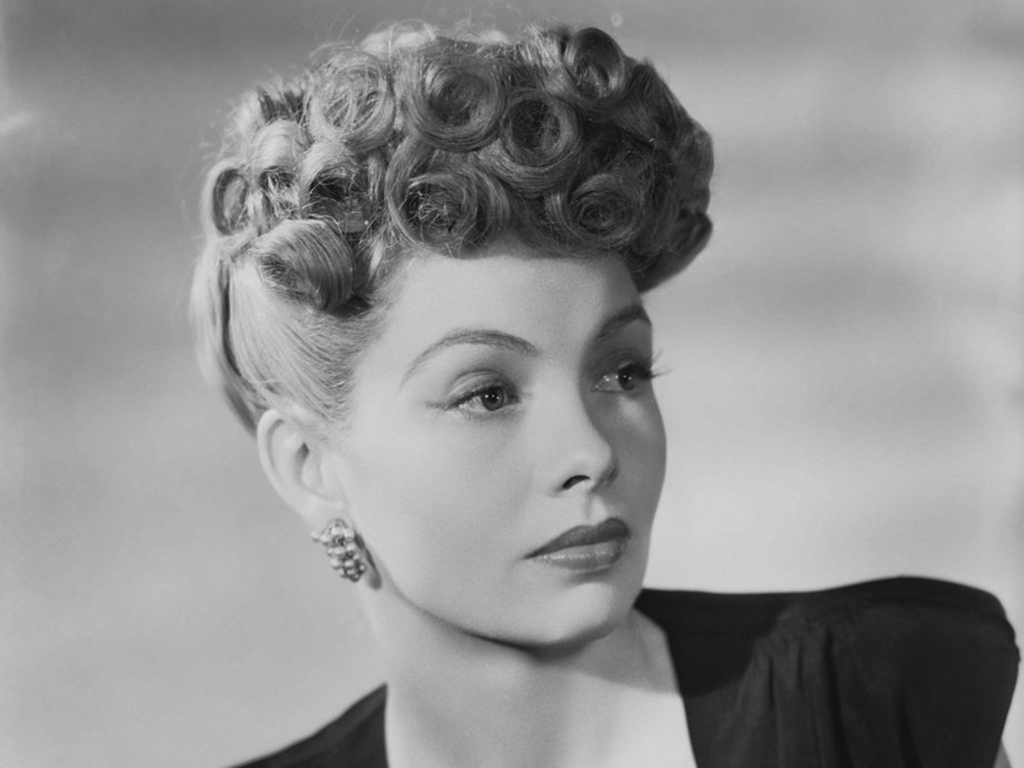 Donlan in the late 1940s, shortly after she was brought to Britain by Laurence Olivier