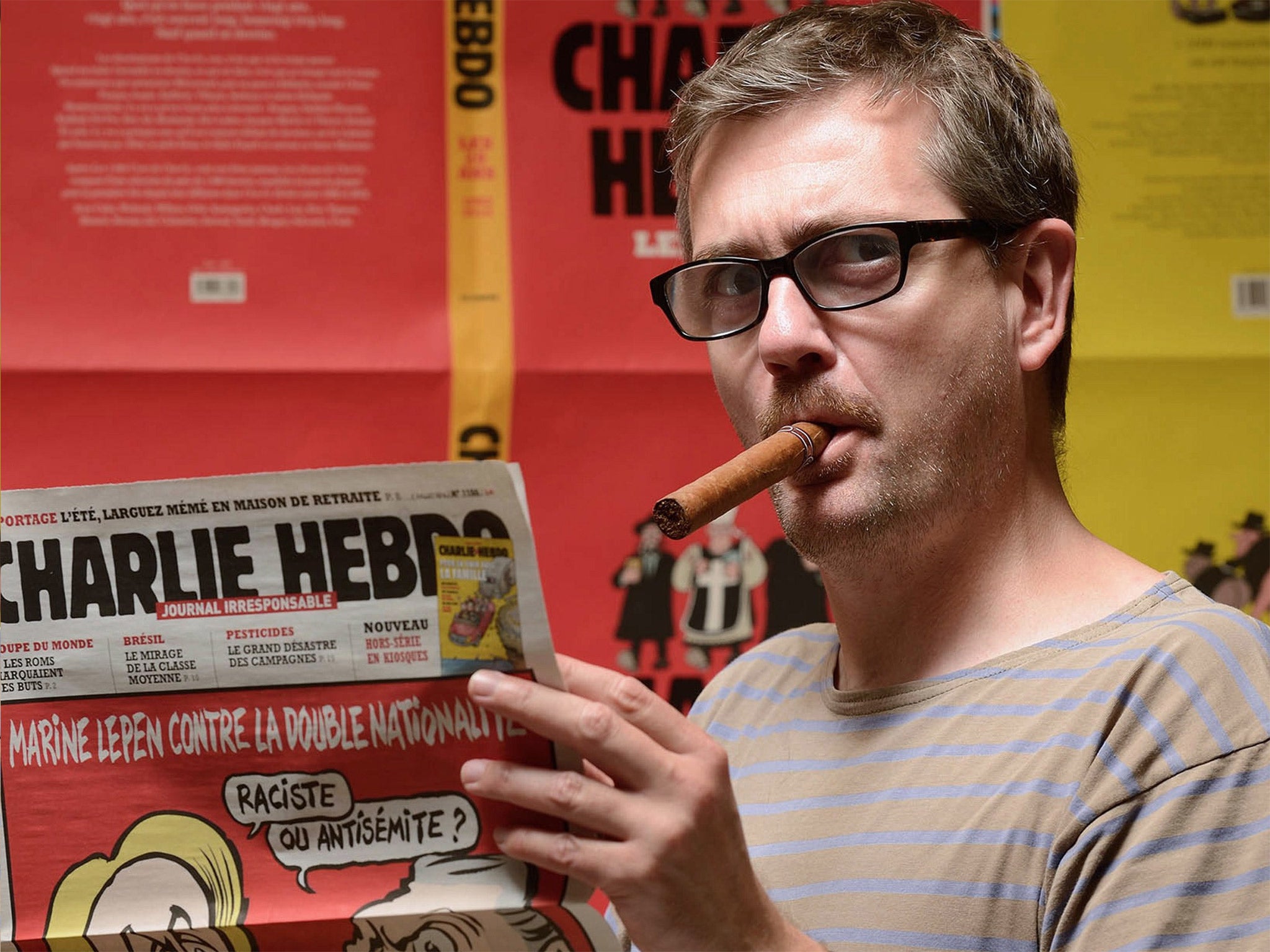 Charb, editor of Charlie Hebdo