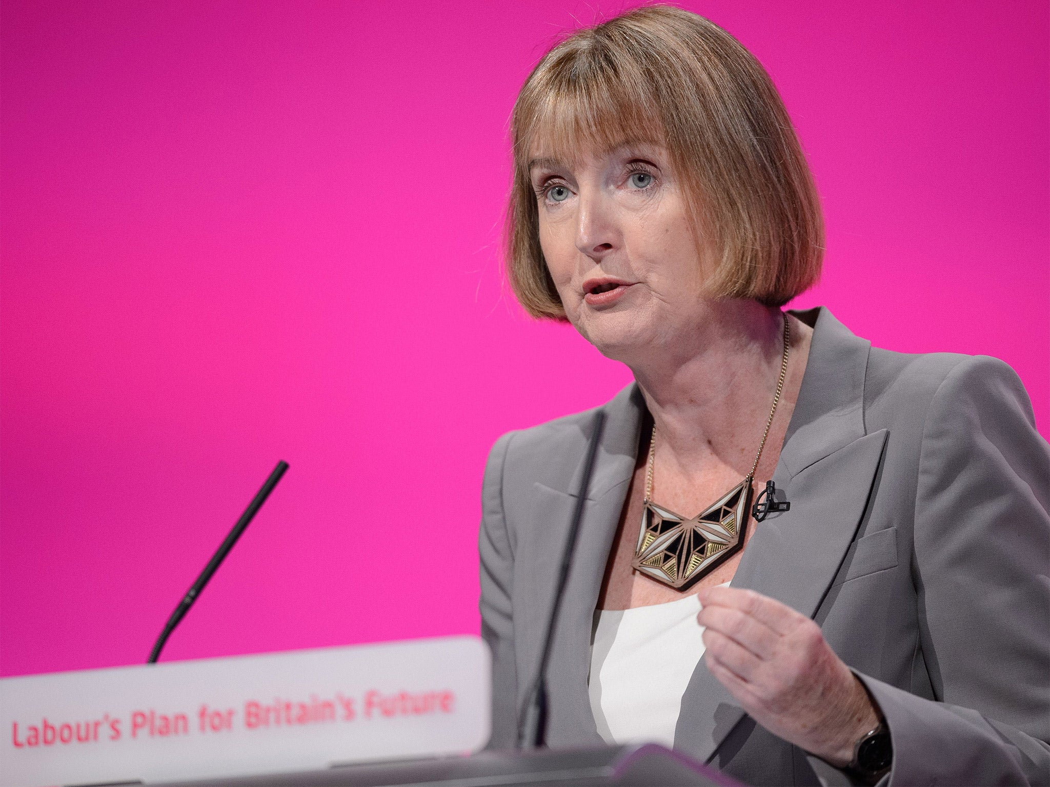 Harriet Harman, deputy leader of the Labour Party