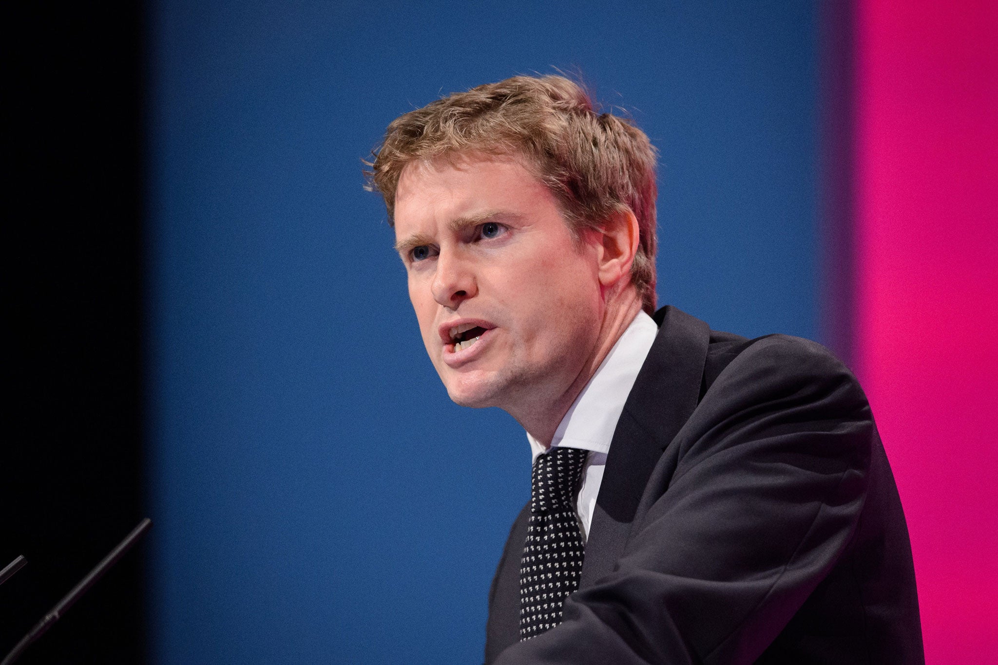 Only Labour's Tristram Hunt was due to make an appearance on behalf of the politicians at the Manchester conference