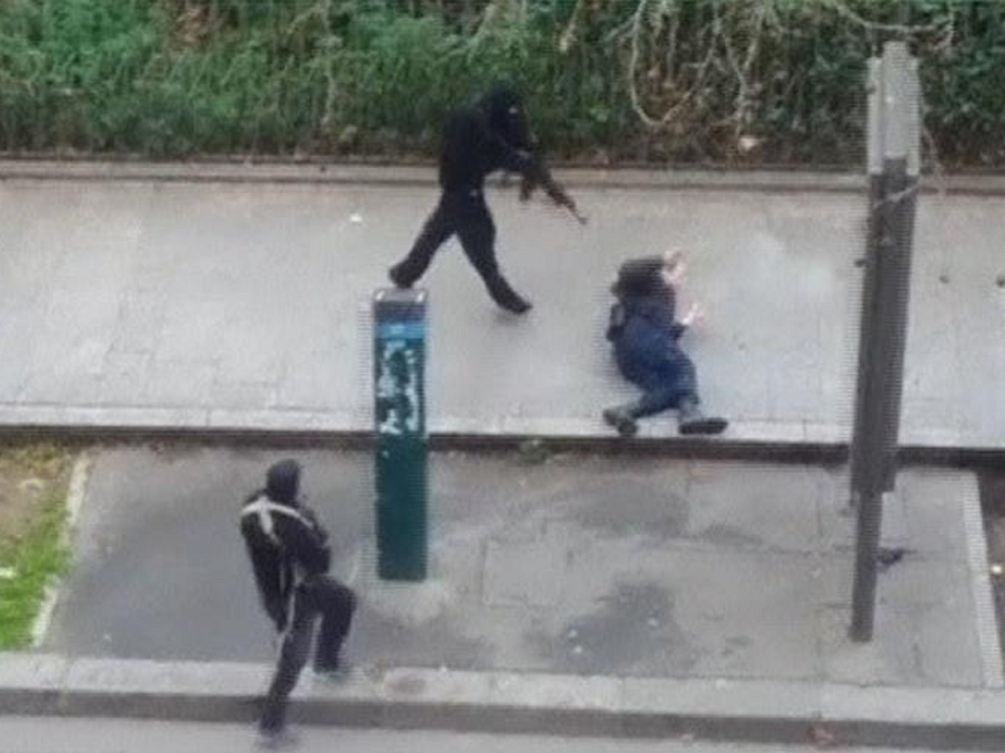 Cherif and Said Kouachi killed an injured police officer as they fled Charlie Hebdo’s offices