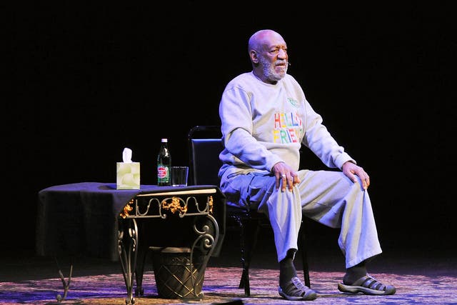 Bill Cosby performing stand-up in November