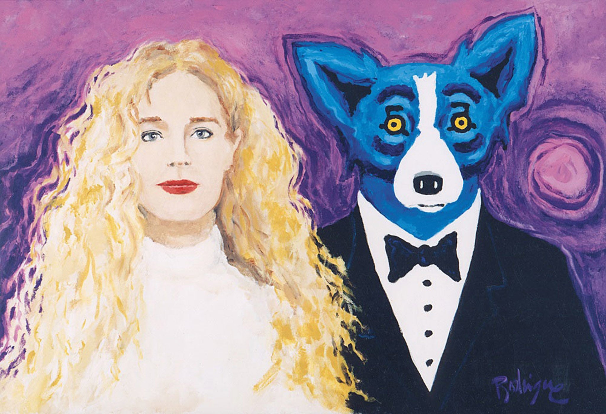 Wendy and Me by George Rodrigue was stolen on Monday